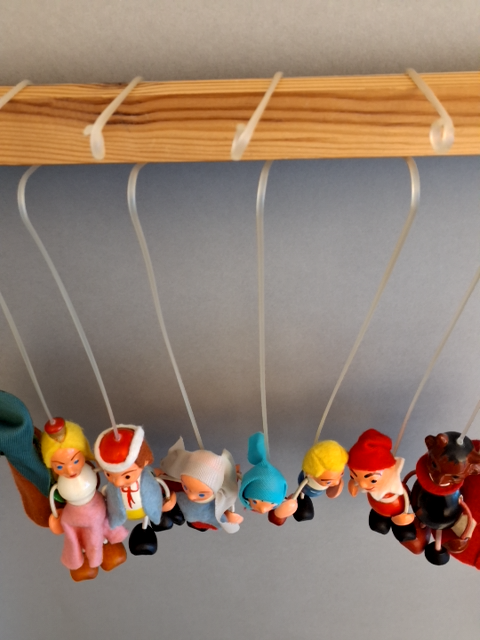 JasLoutky, 10 vintage dukker til dukketeater.