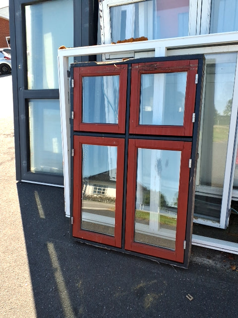 Dannebro vindu med dobbelt glas