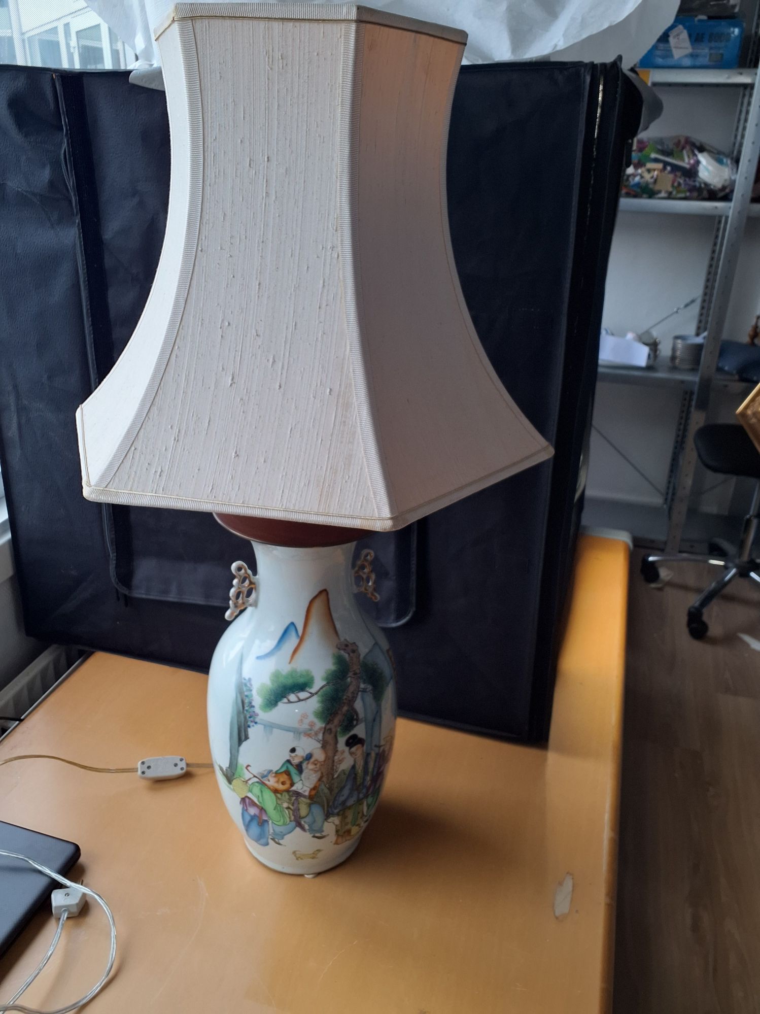 Kinesisk gulv lampe