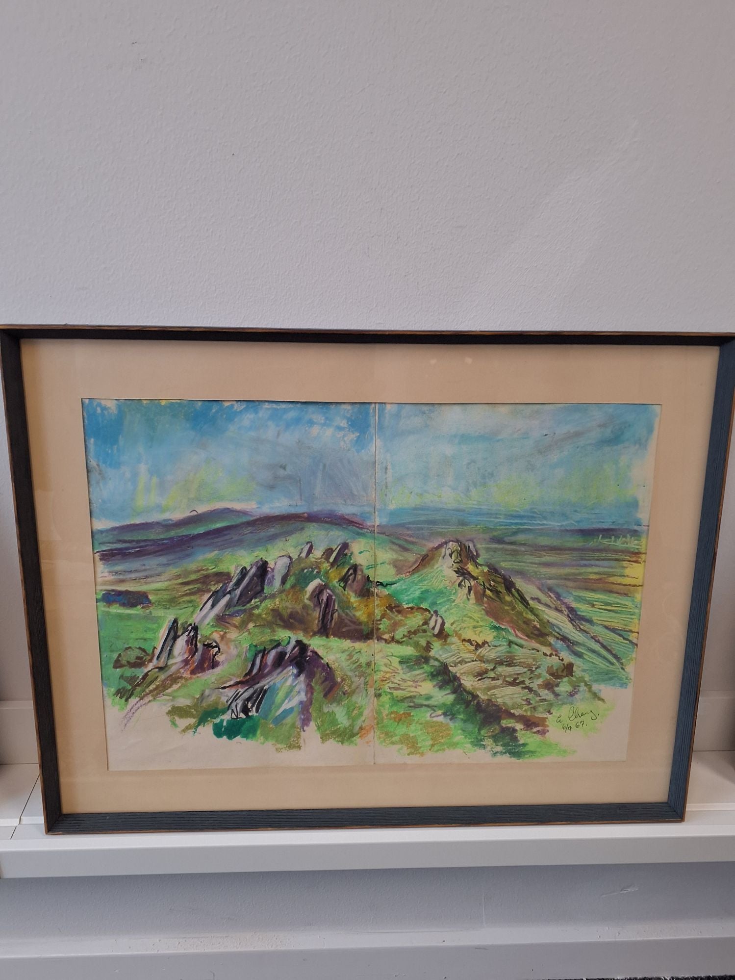 Landskabstegning fra 67