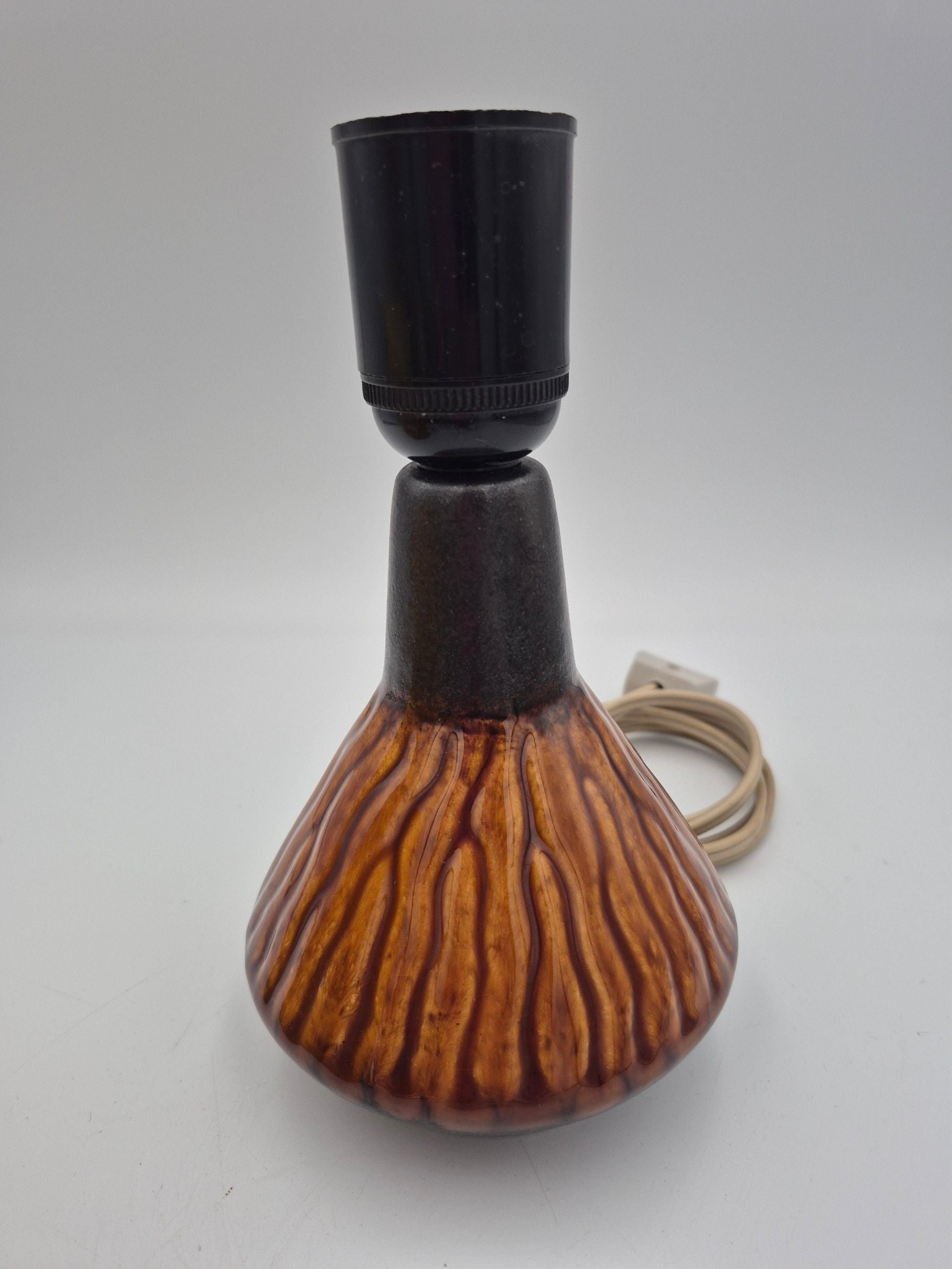 Keramik lampe fra 70'serne