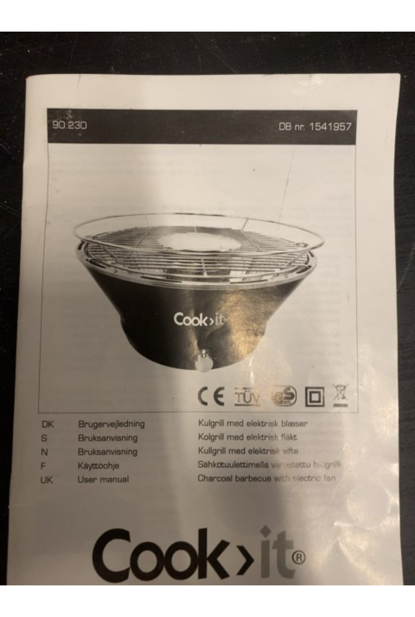 Cook it transportabel grill