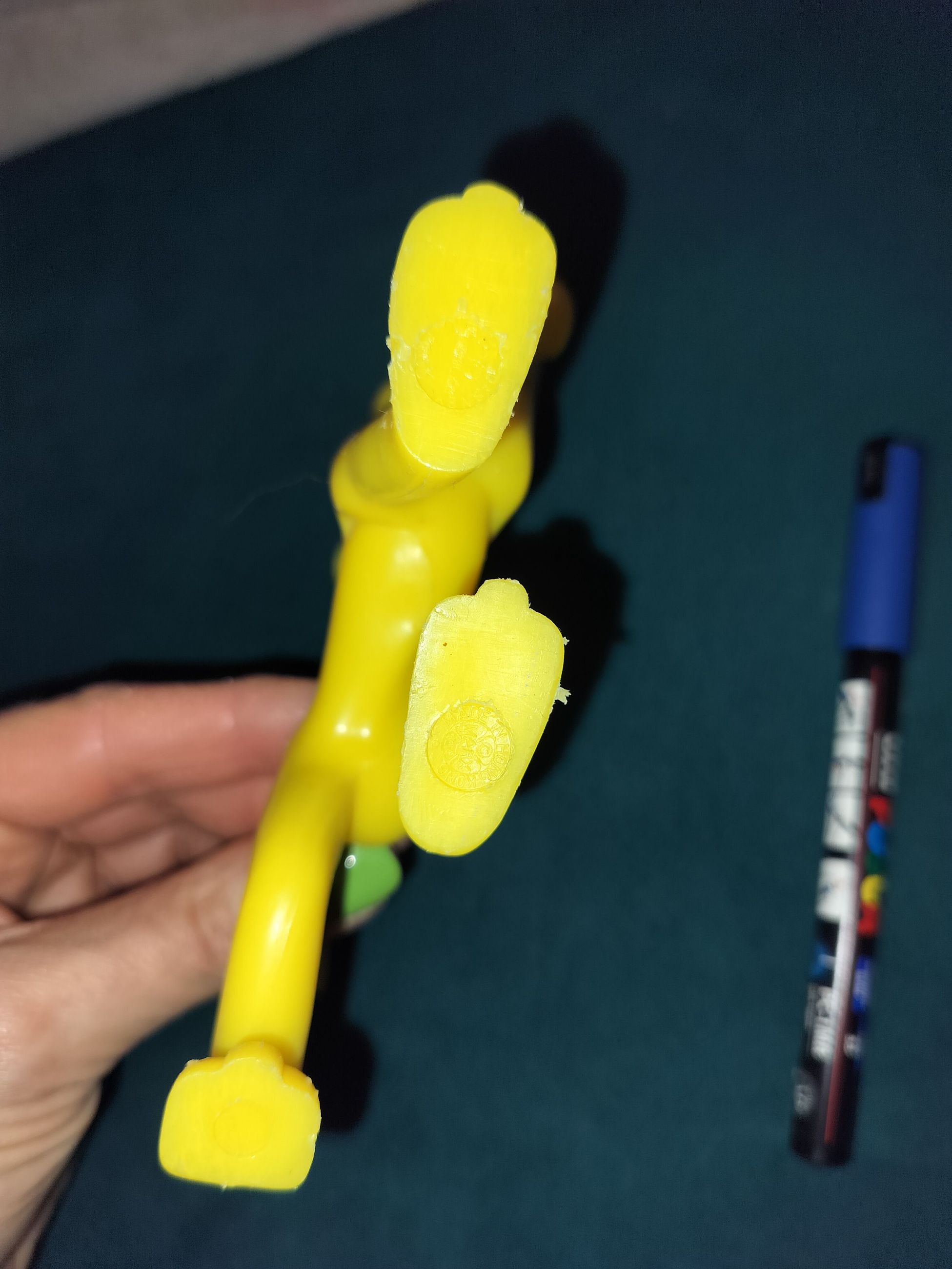 Stor, vintage Pluto-figur