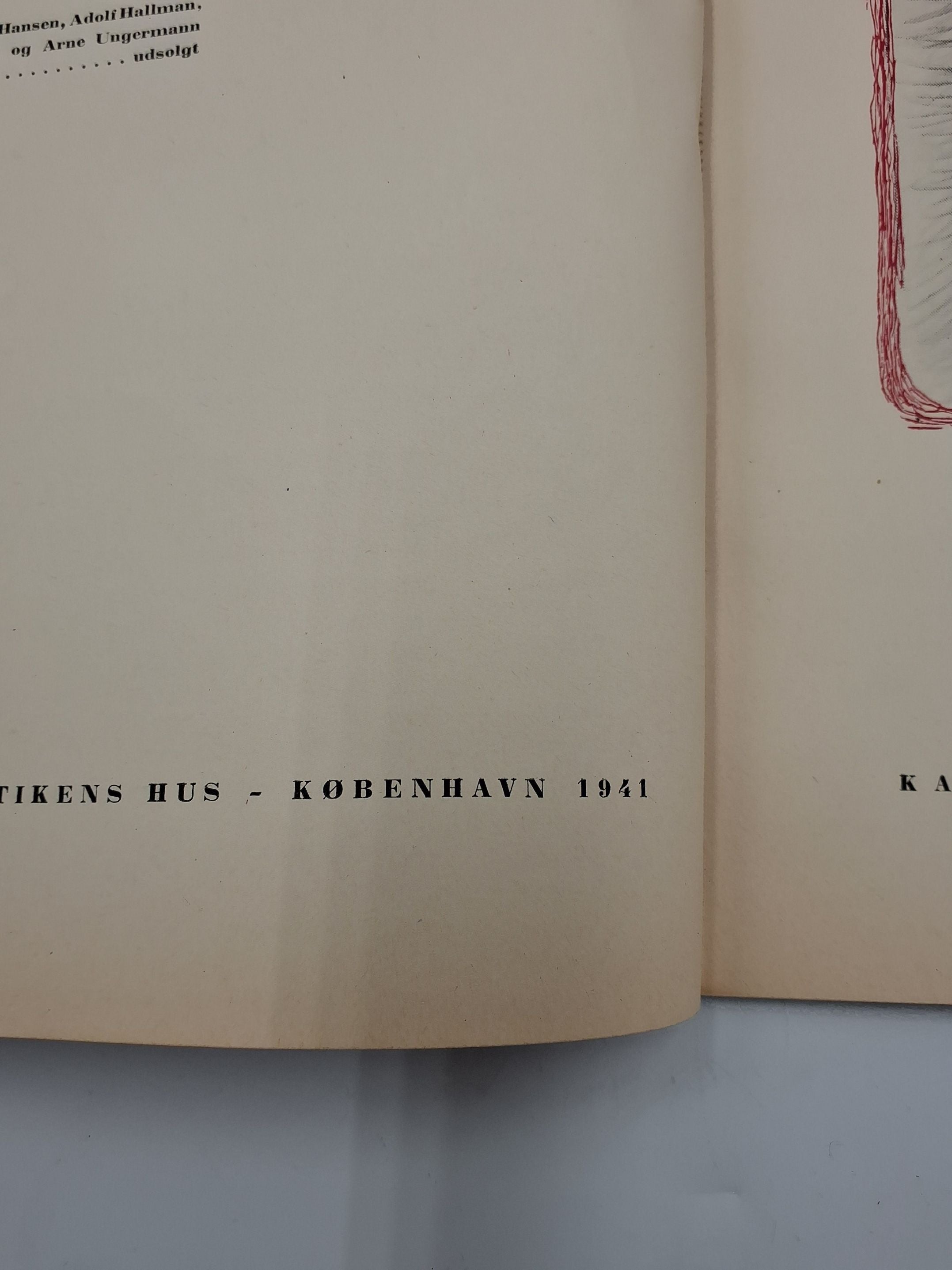 Kunsttryk Tegninger 1941