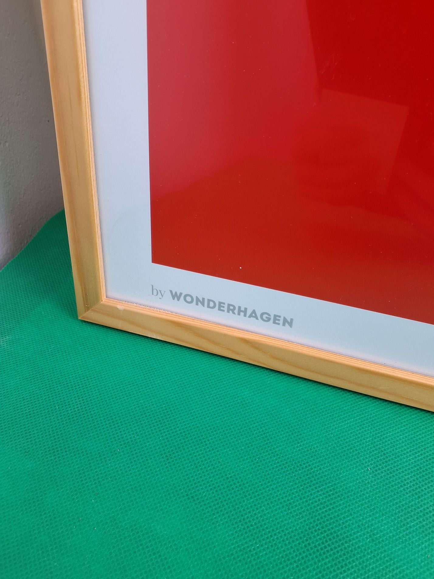 Plakat af farvede skyer