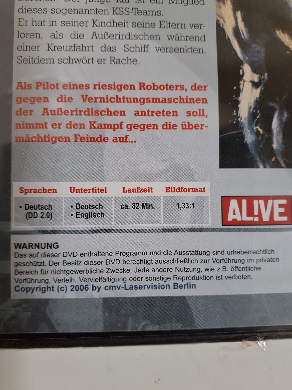 Dvd: Roboter der Sterne