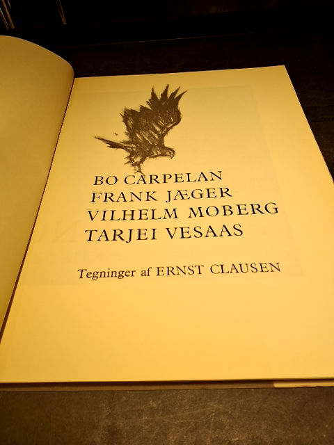 Bog: Aaret i Norden. Bo Carpelan, Frank Jæger, Vilhelm Moberg, Tarjei Vesaas
