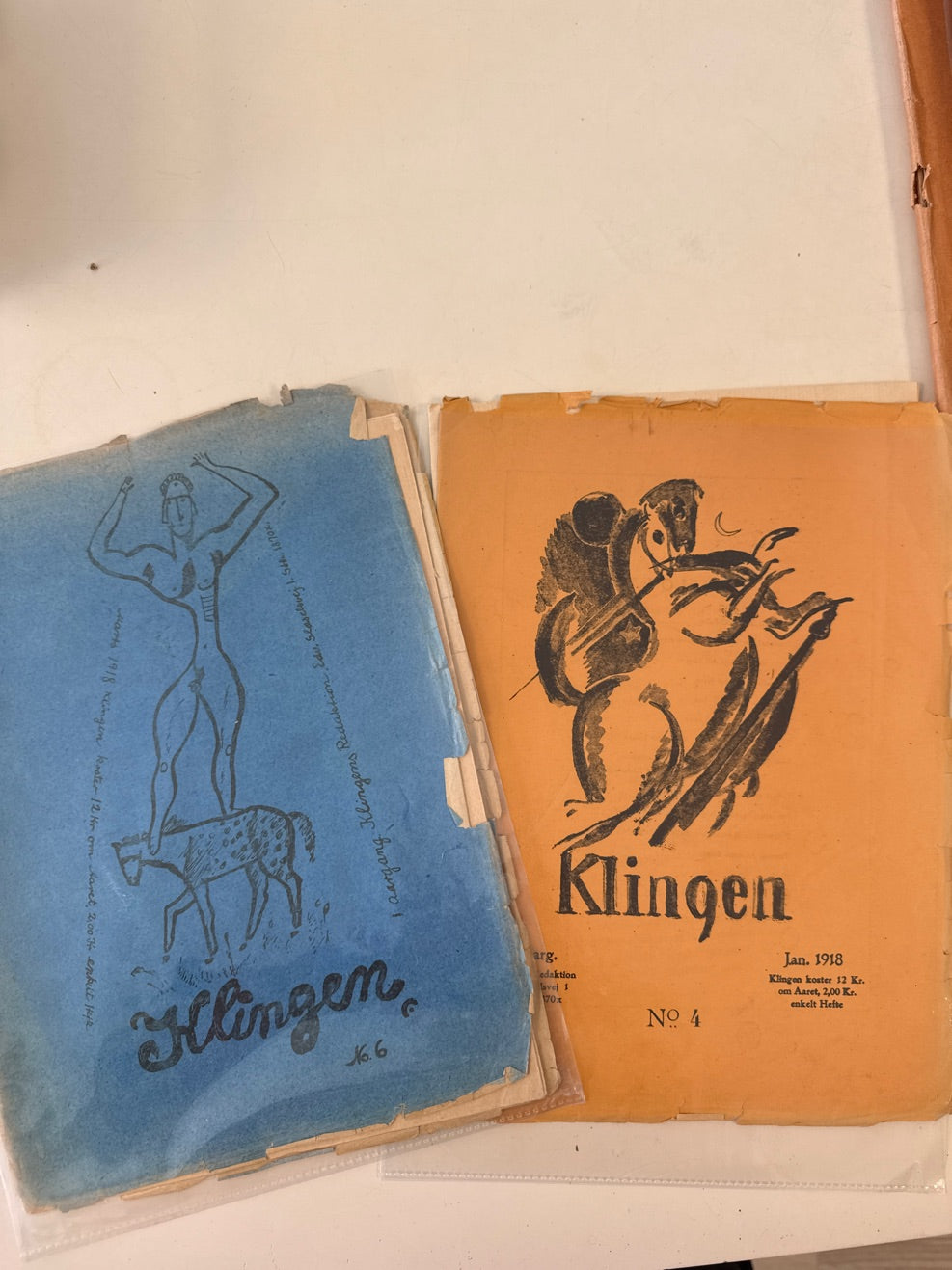 Blad samling 10 stk. "Klingen"