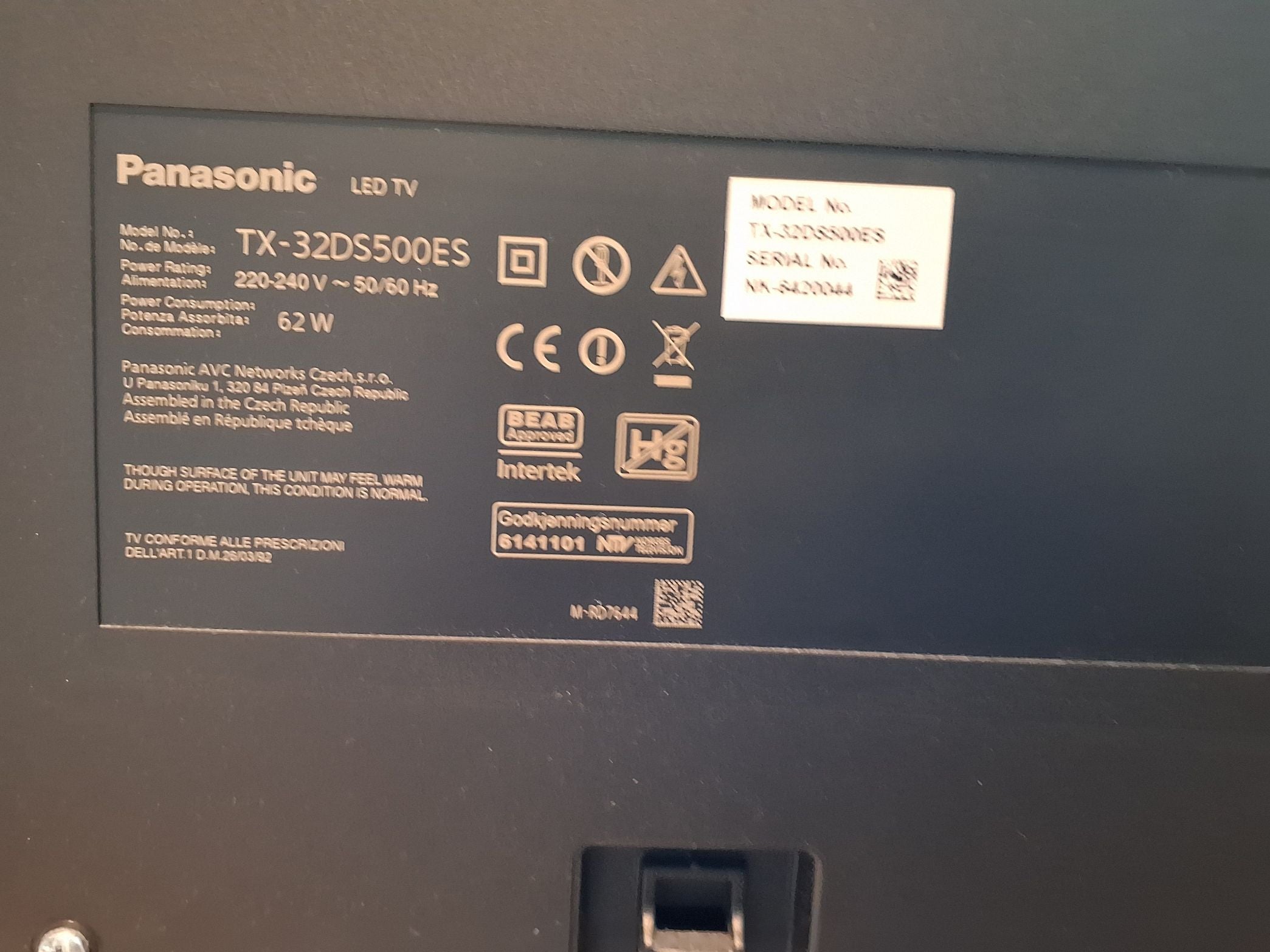 Panasonic 32 tommer smart TV