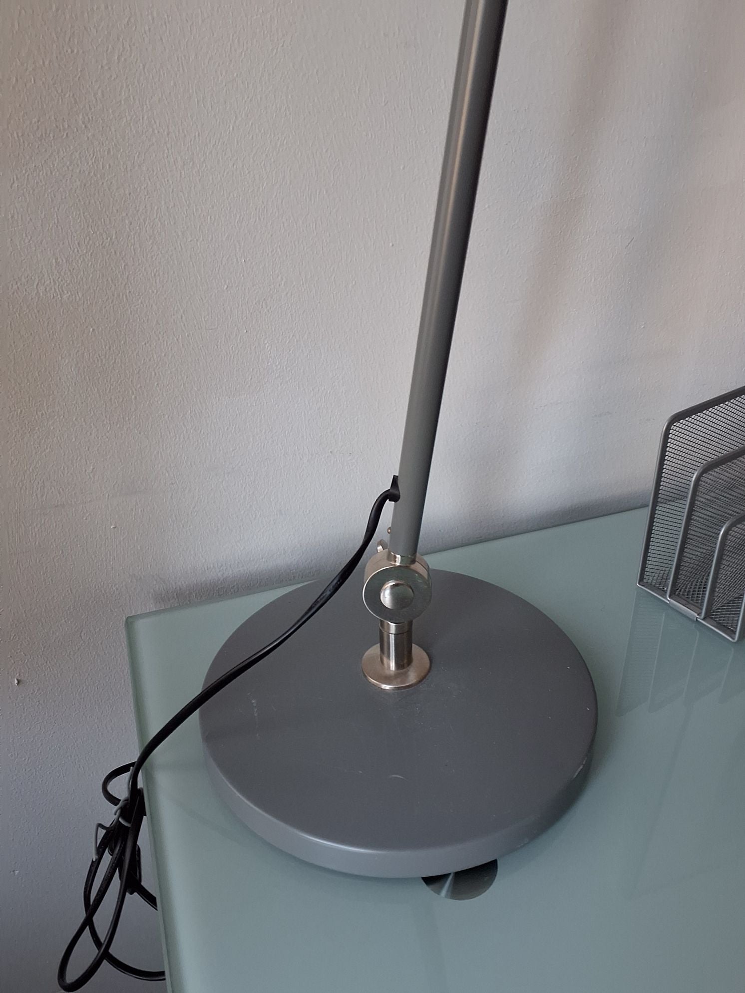 Skrivebordslampe, grågrøn