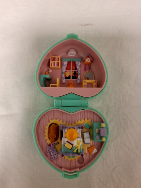 Polly pocket - lille hjerte, vintage model fra 1991