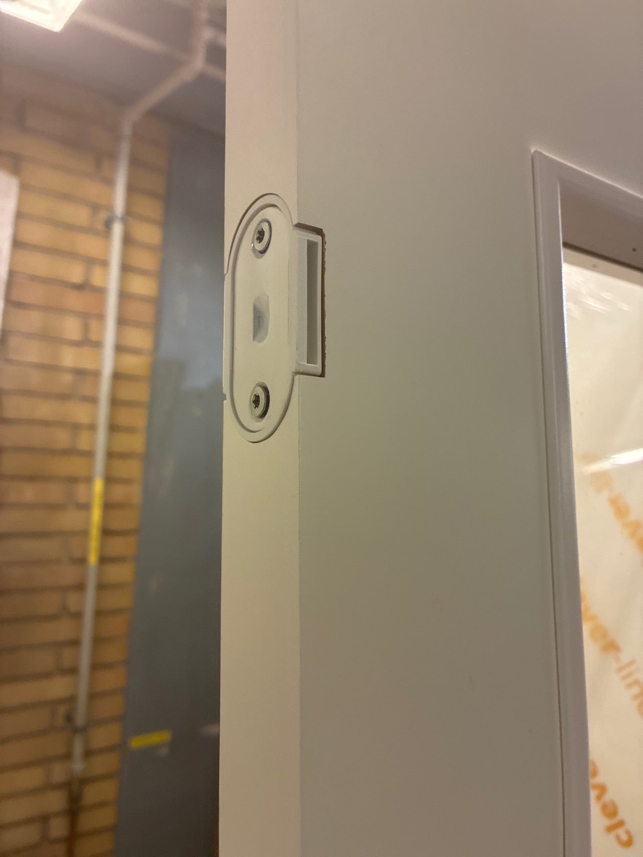 Swedoor hvid dør med glaspartier
