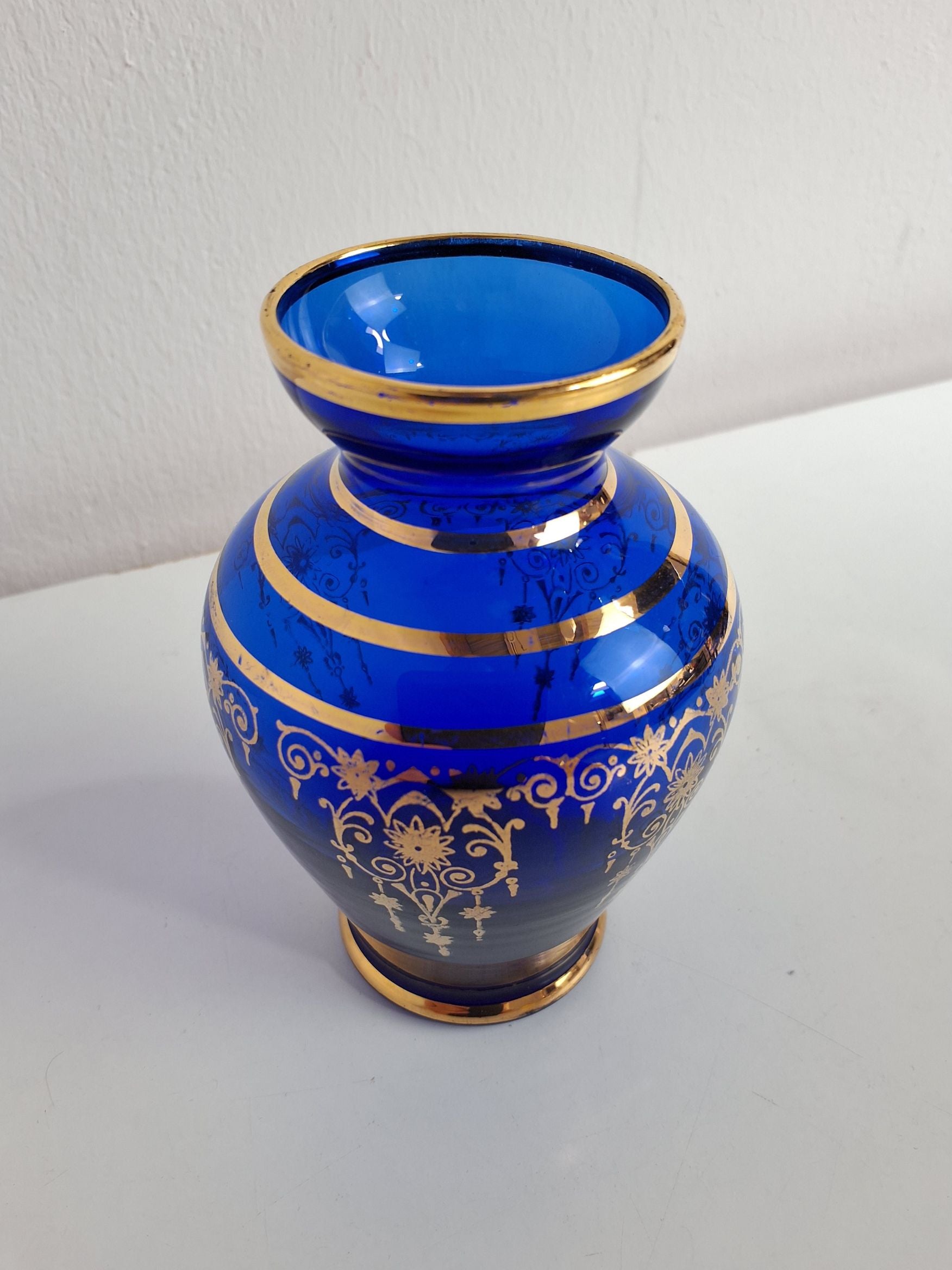 Kobolt blå vase