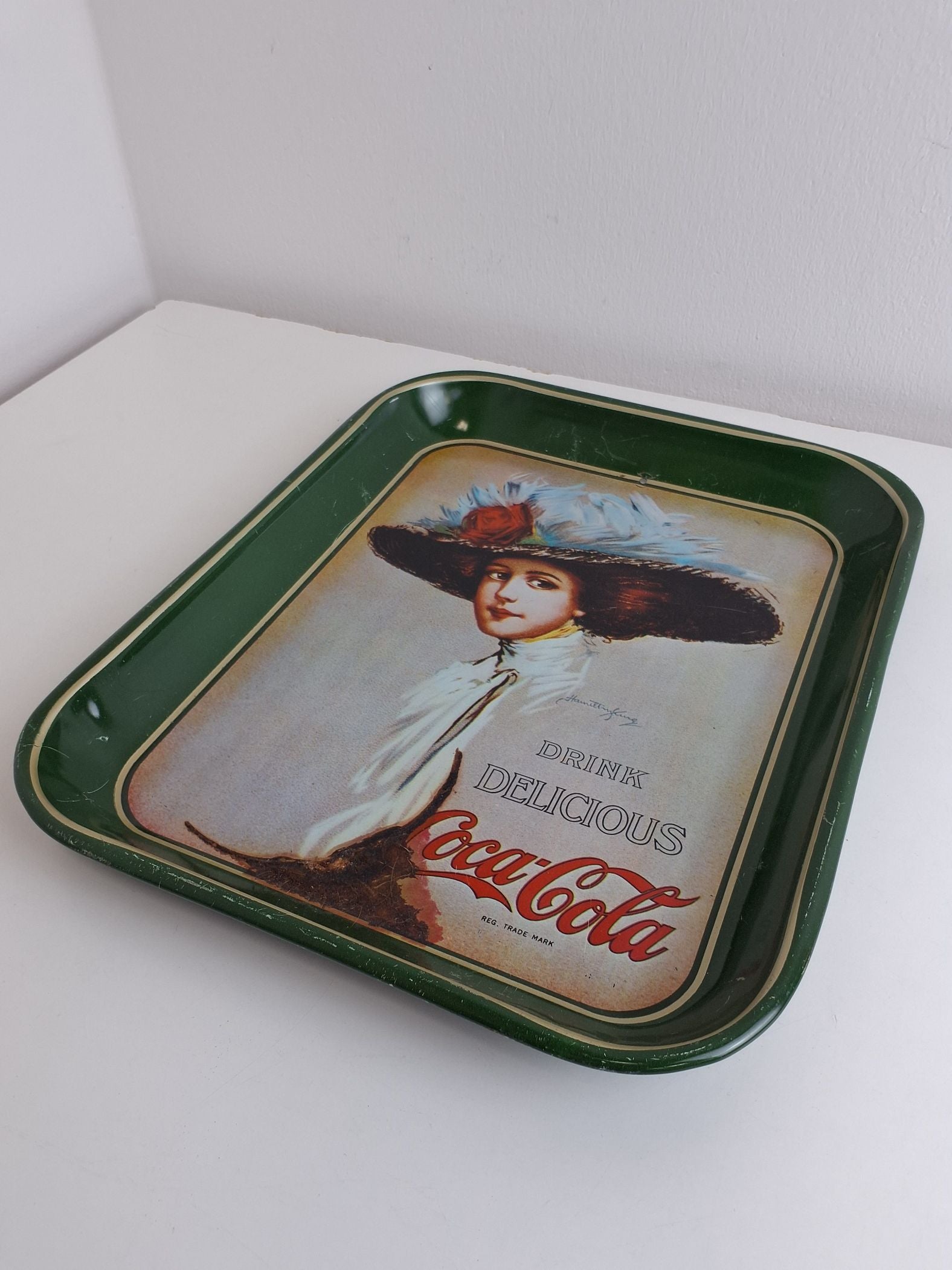 Coca Cola metal bakke