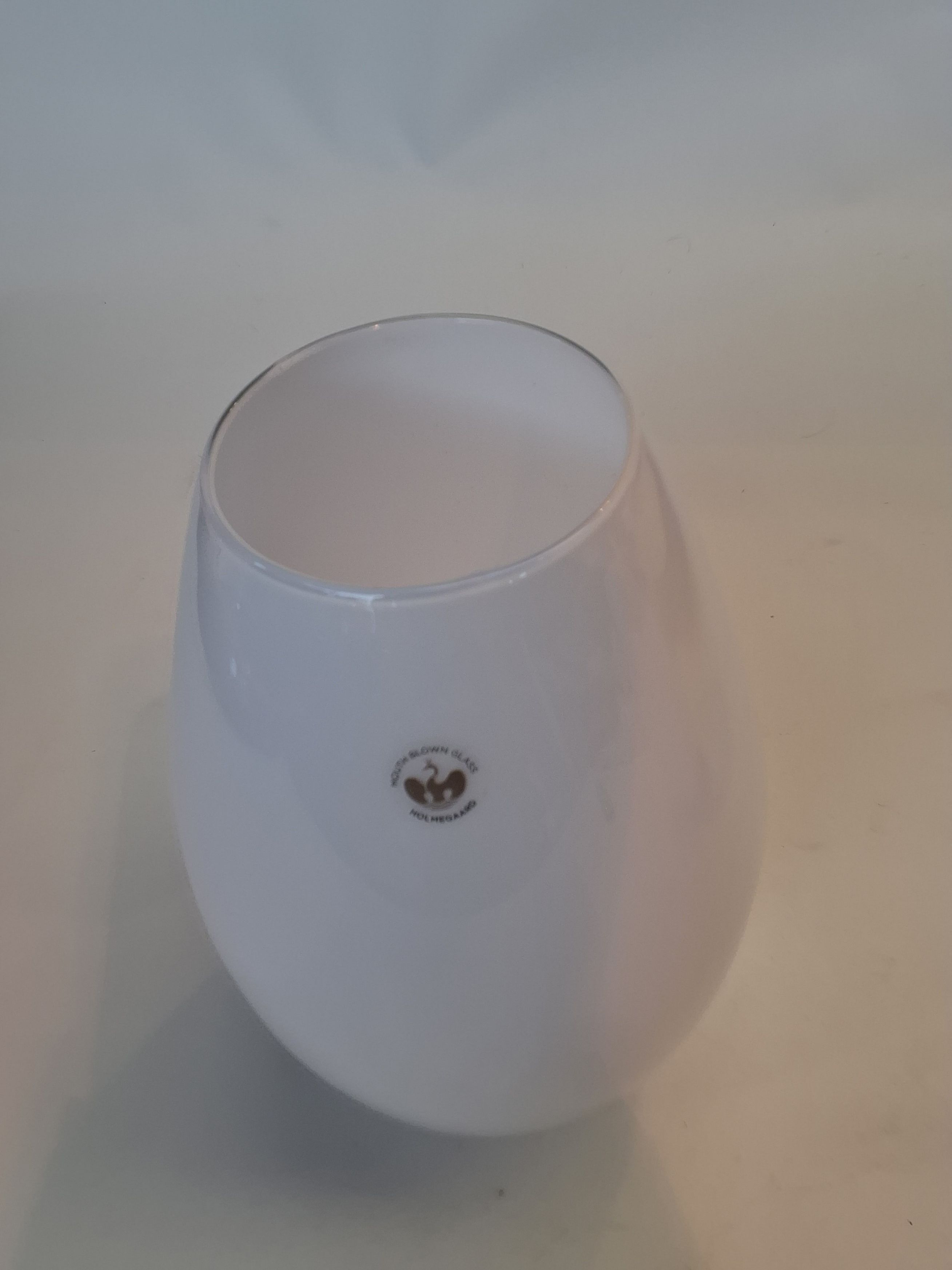 Cocoon Holmegaard Vase Hvid