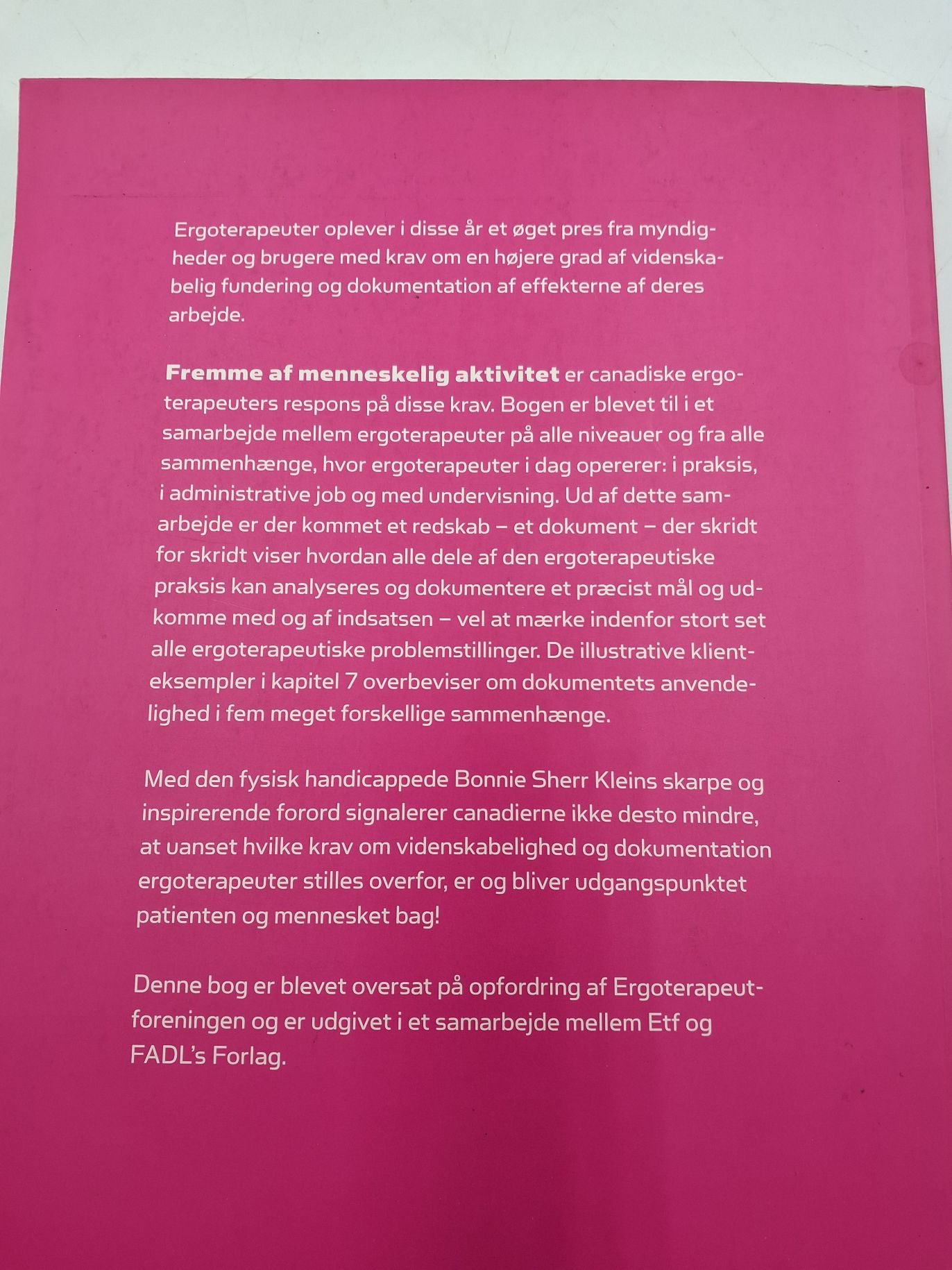 Fagbog Ergoterapi