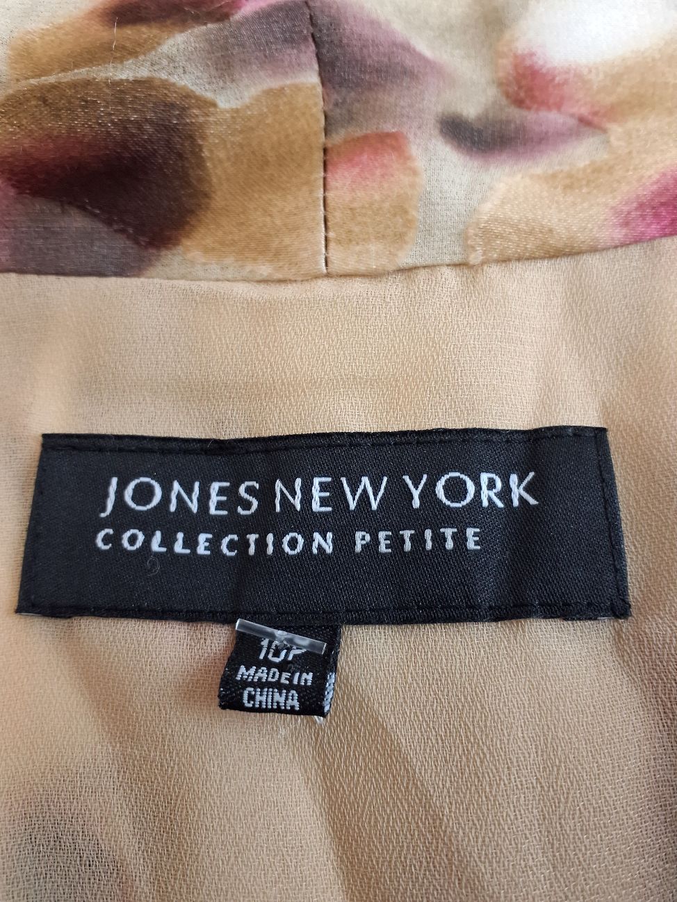 Jones New York silkeblend kjole