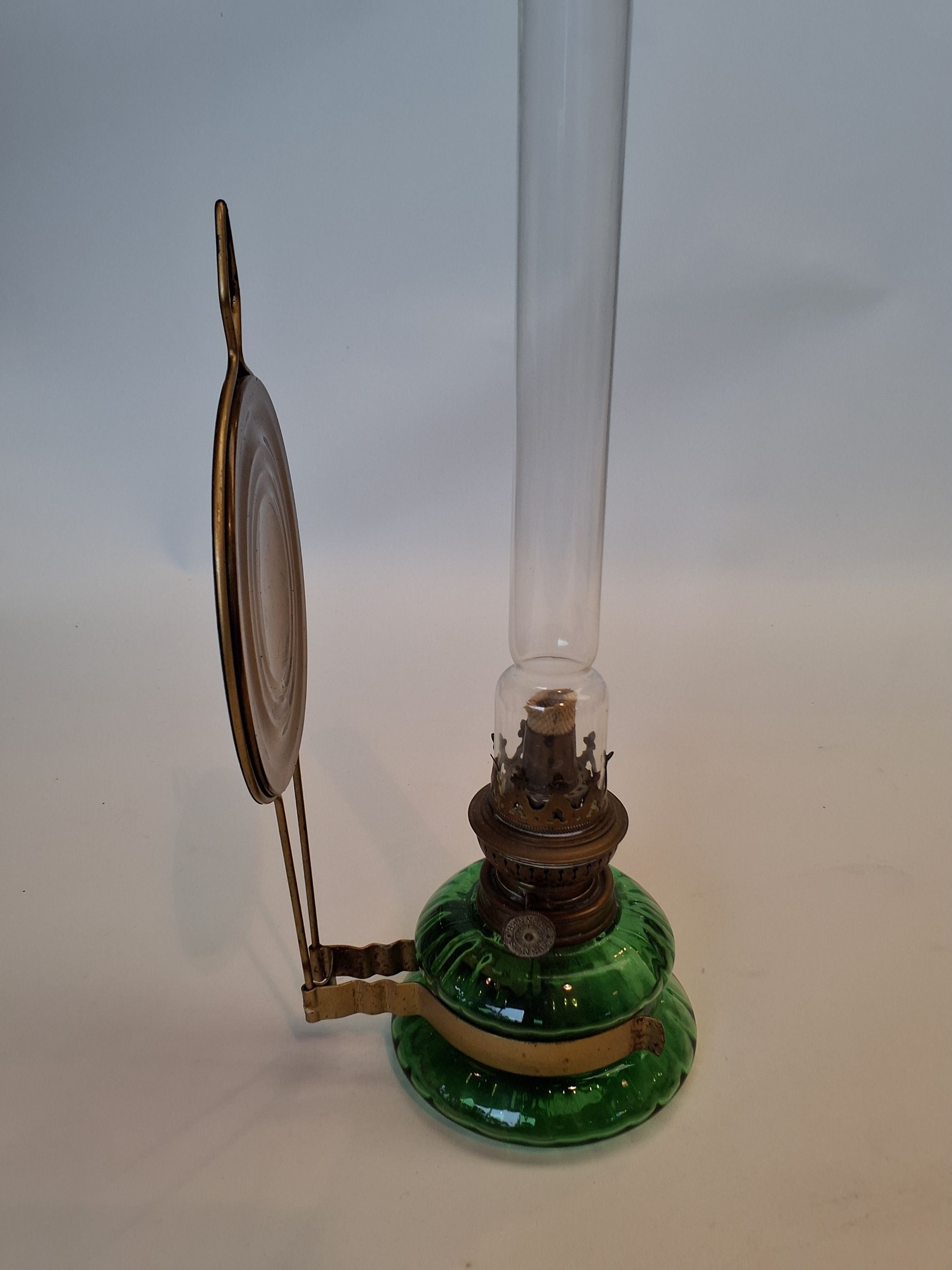 Petrolumslampe Grøn