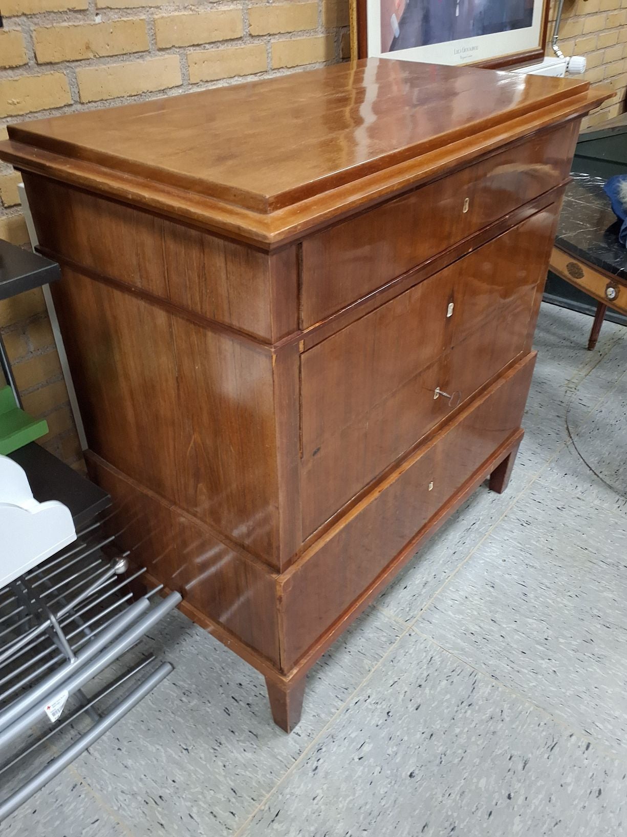 Vintage kommode lakeret træ