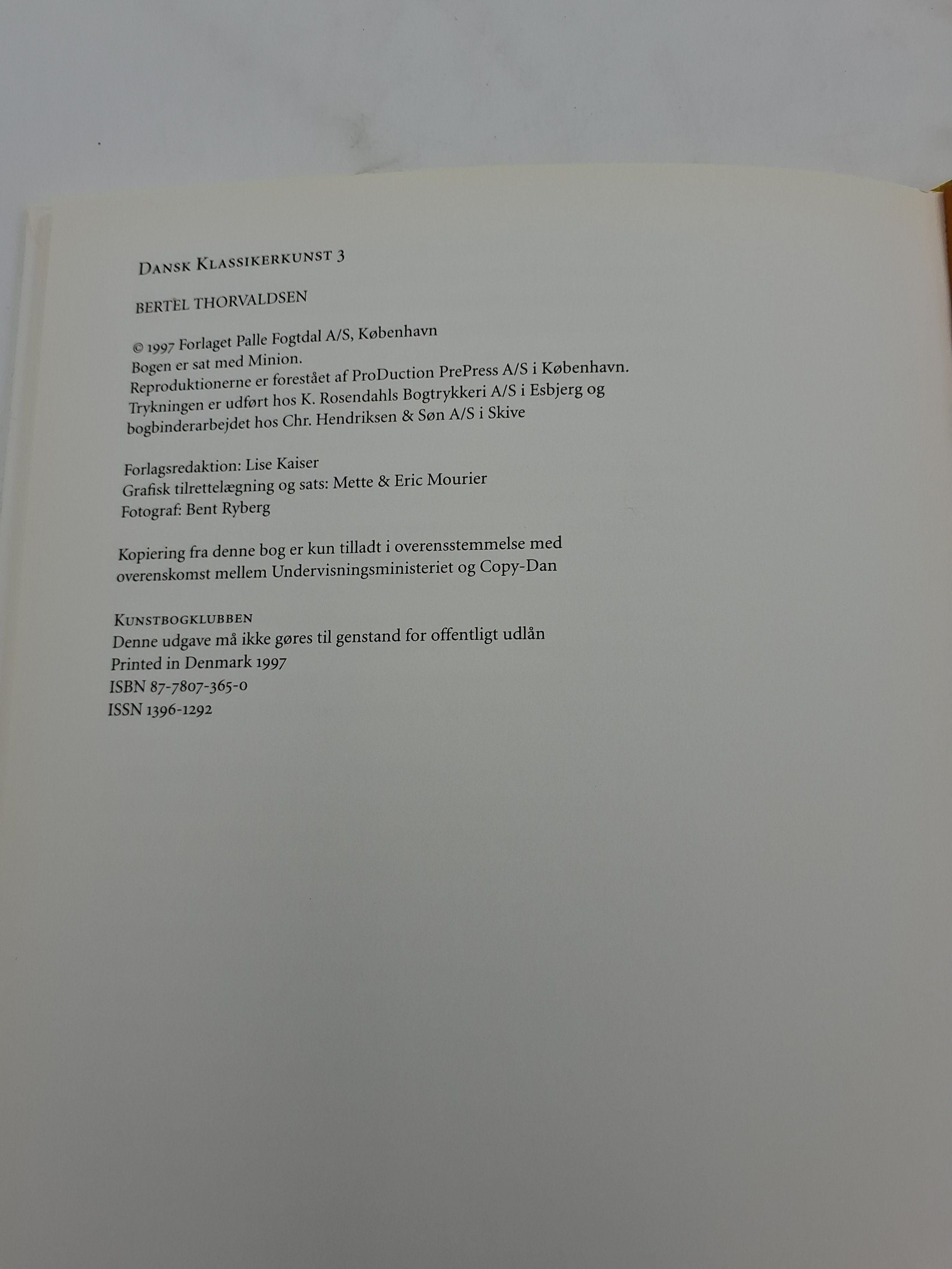 Mikkel Bogh: Bertel Thorvaldsen