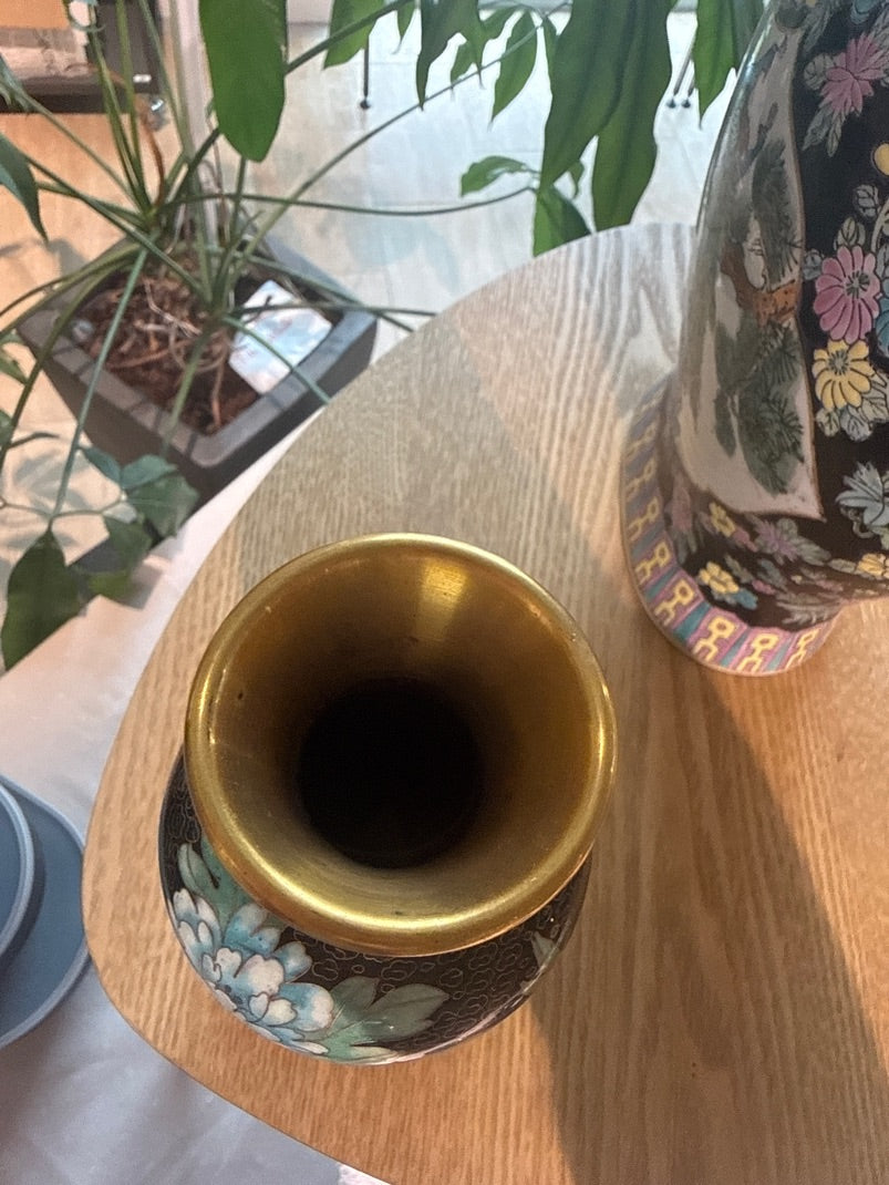 kinesisk cloisonné Sort/blå