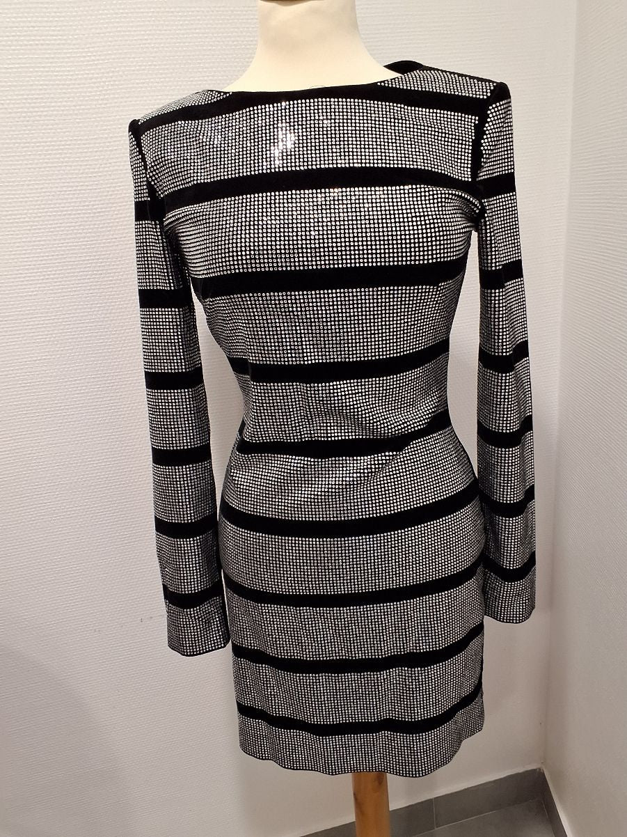 Balmain Kjole med glas sten