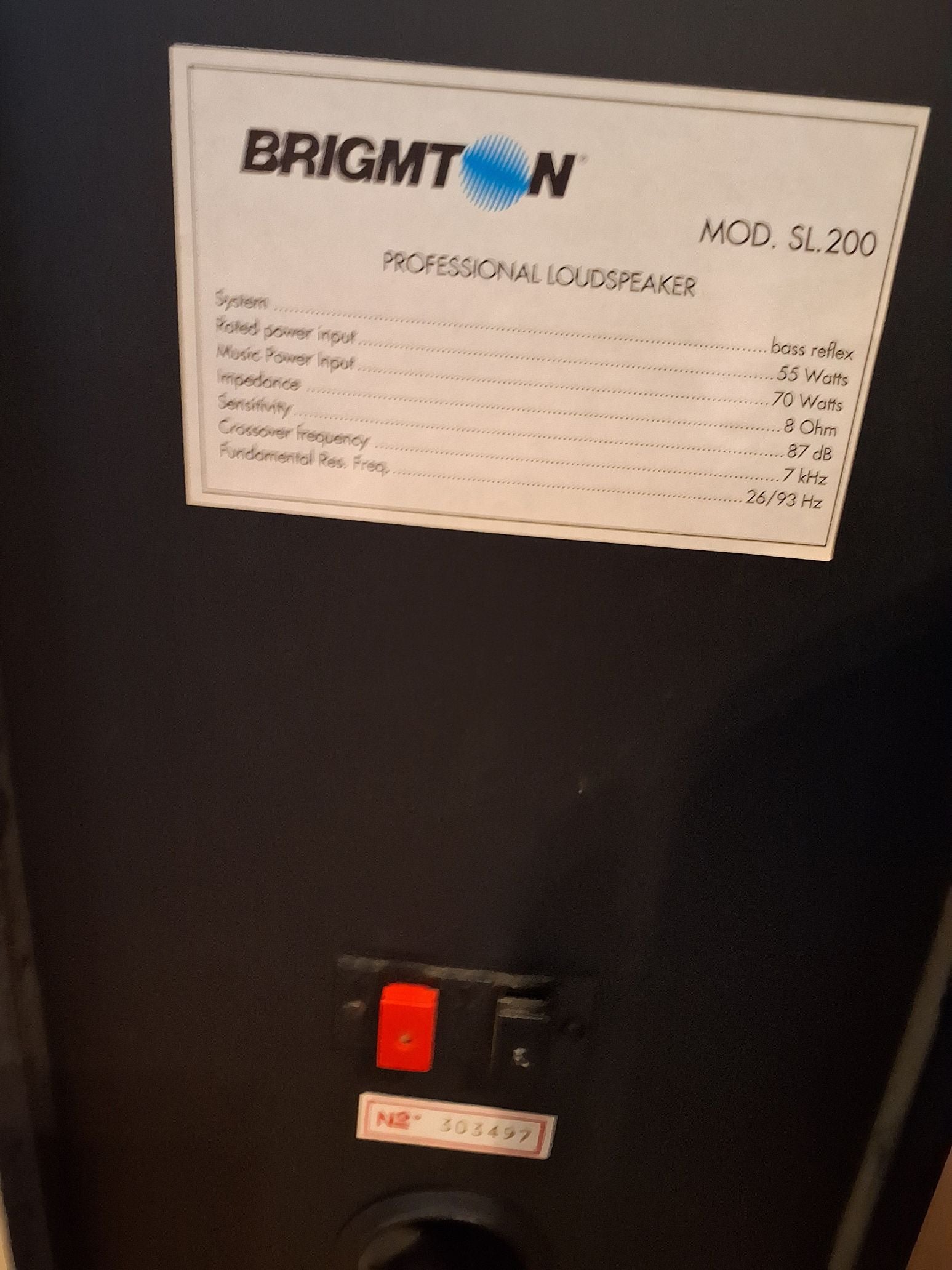 Brigmton SL 200 højtalere