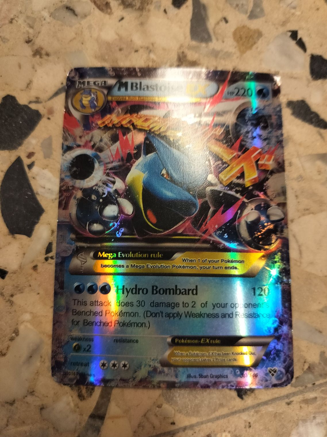 Blastoise EX Pokémon-kort