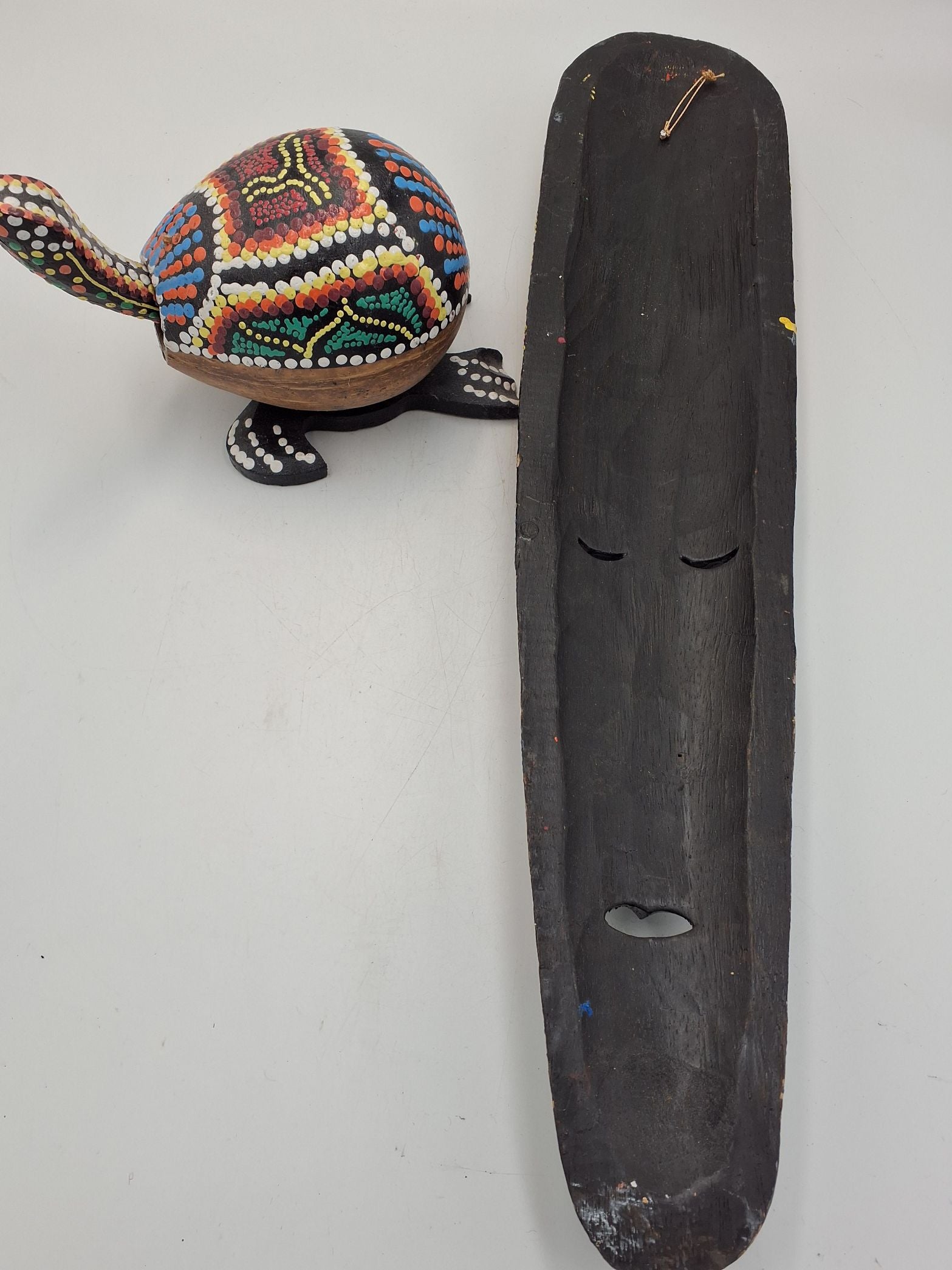 2 stk. Træ figur