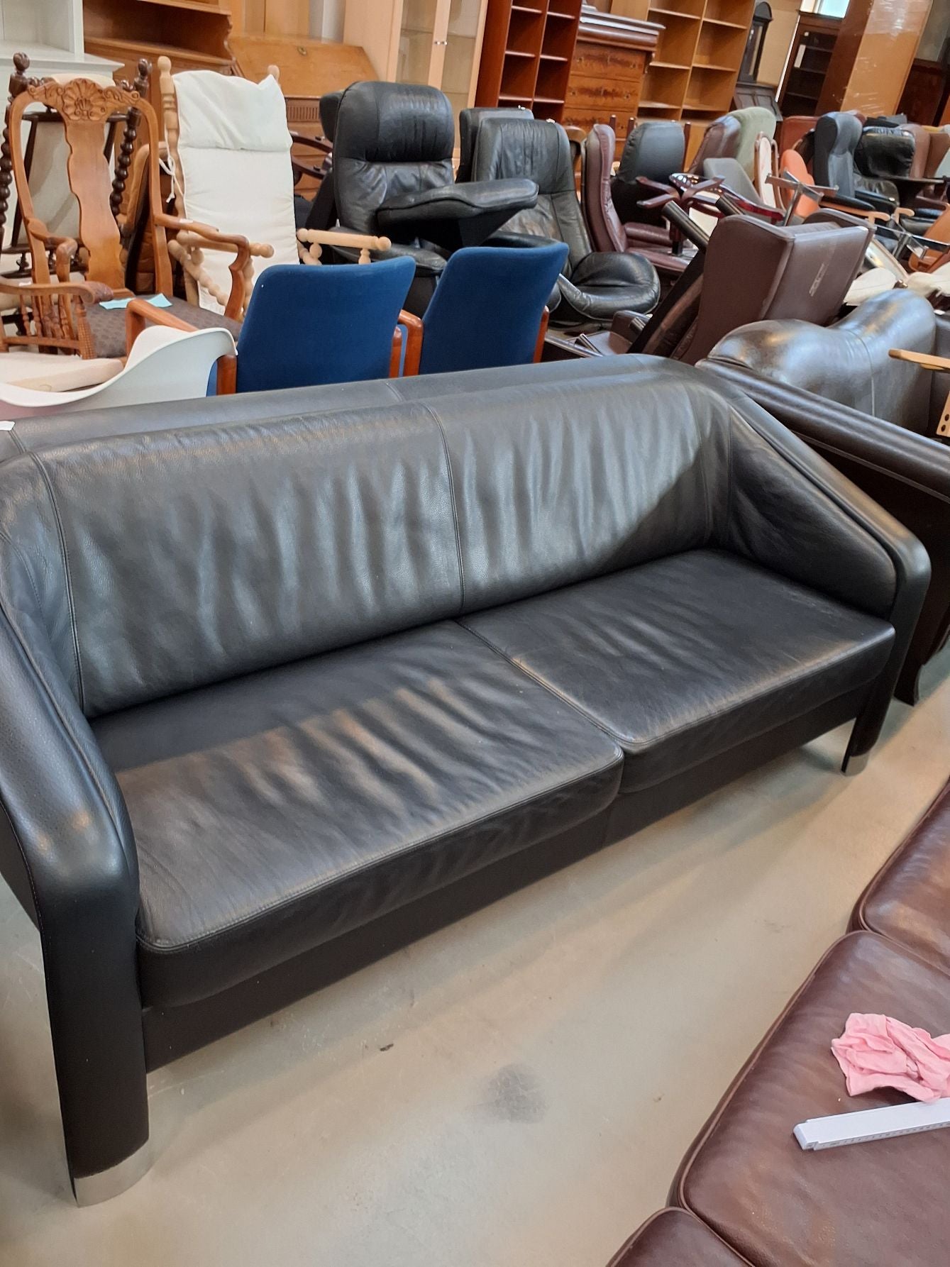 Klassisk lædersofa