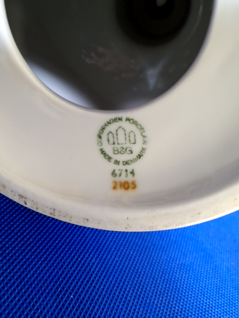 B&G Bordlampe porcelæn