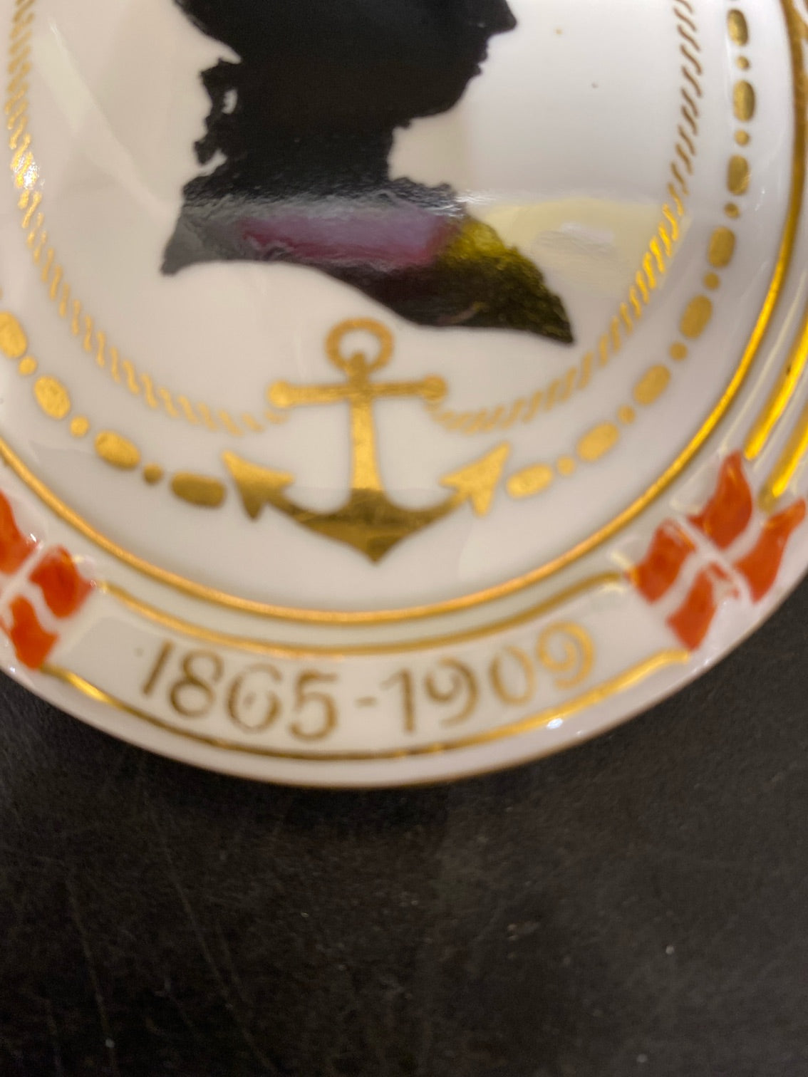 Kunst- silhuetplatte prinsesse Marie