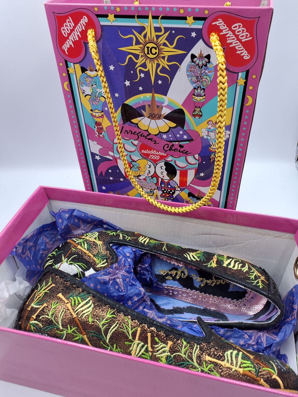 Irregular Choice Panda Pop Loafers