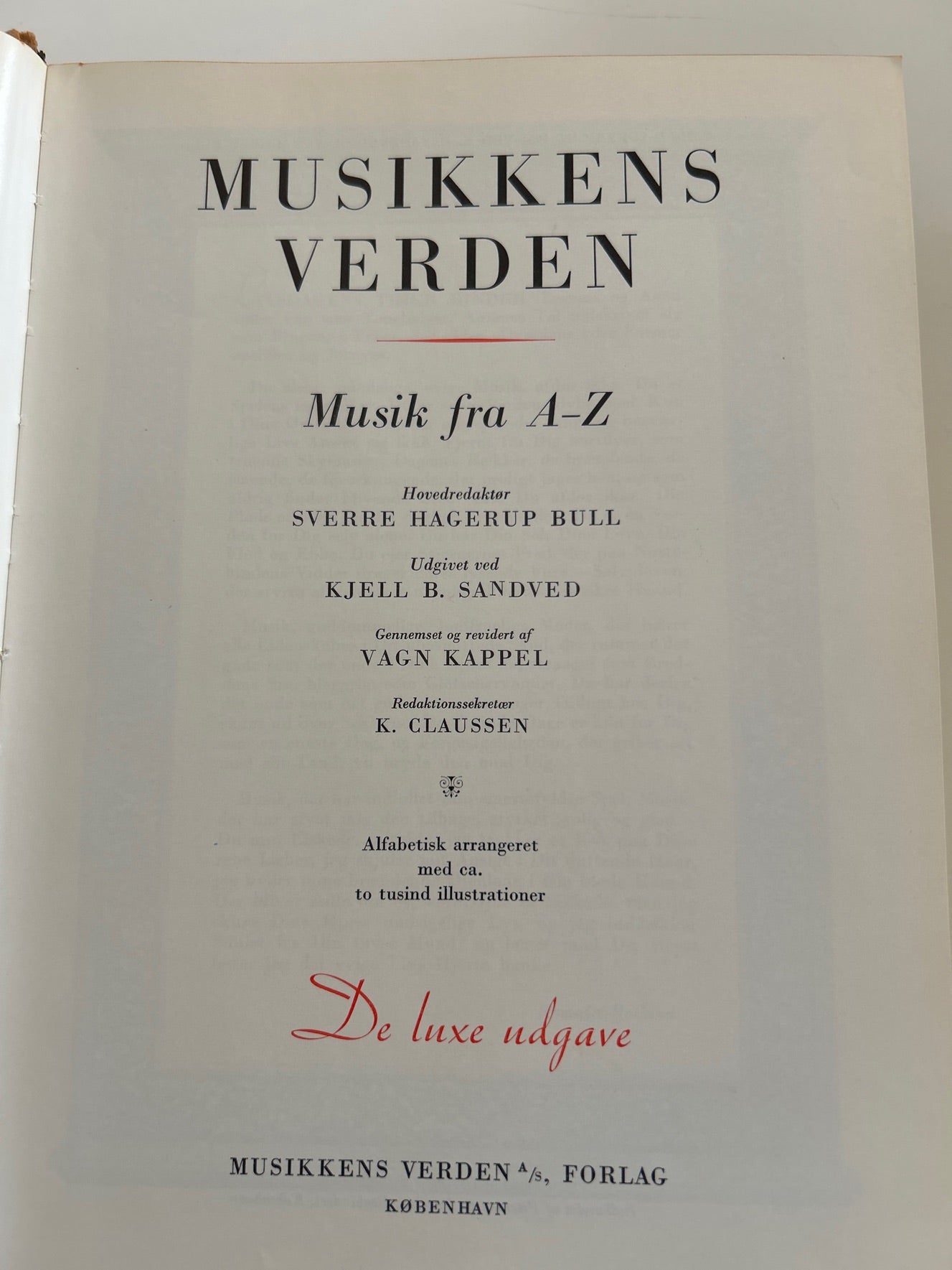 Musikkens verden - musik fra a-z