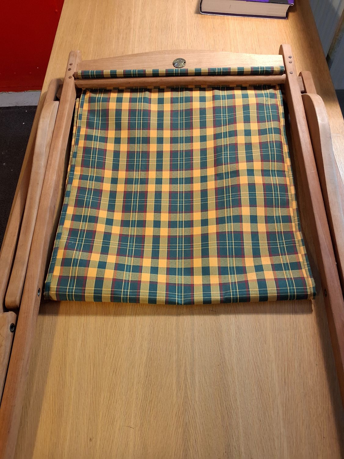 Vintage teak dæksstol
