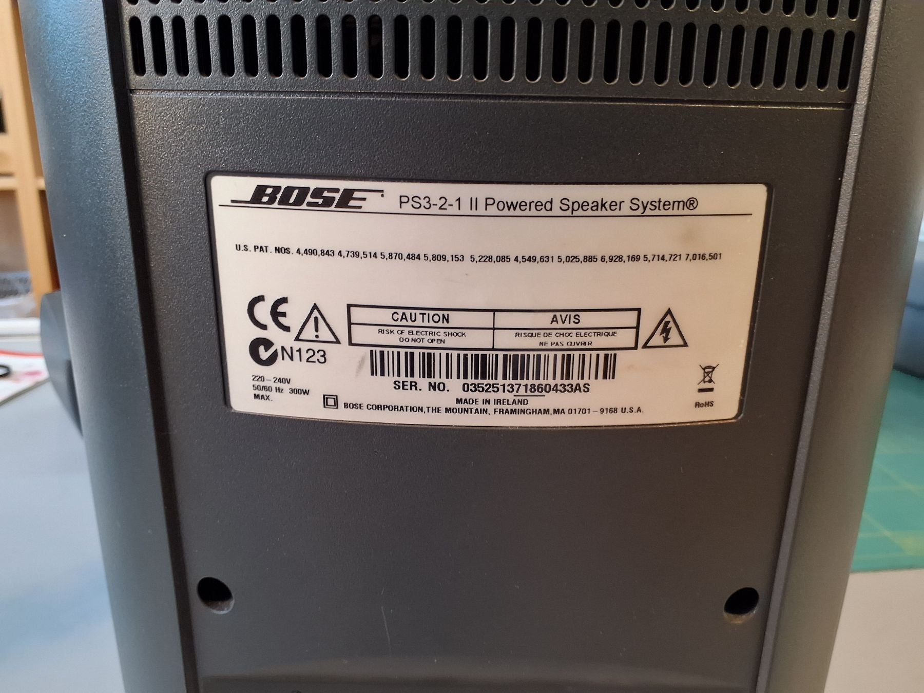 Bose PS3-2-1 II Powered speaker system