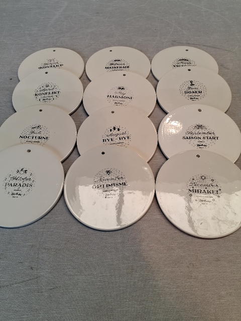Bjørn Wiinblad Platter De 12 Måneder