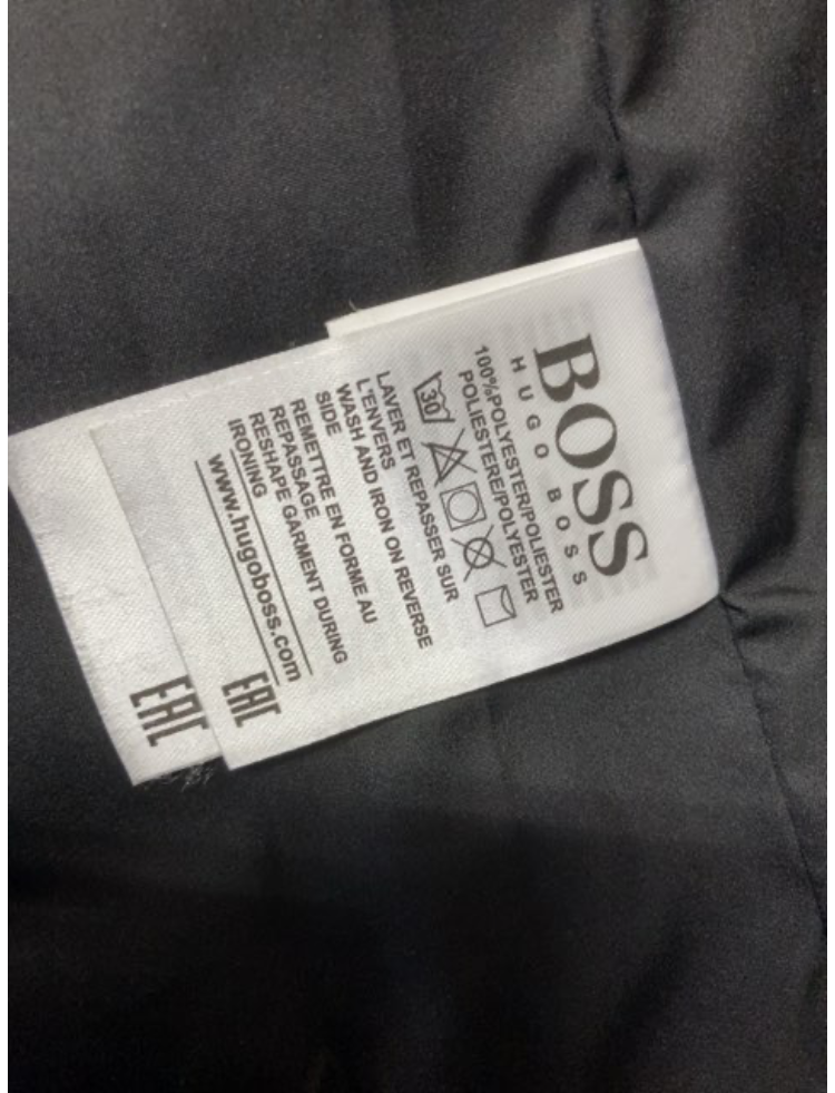 Boss - Hugo Boss Vind Jakke Sort