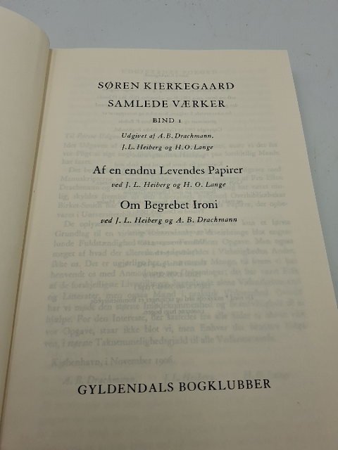 Søren Kierkegaard, samlede værker