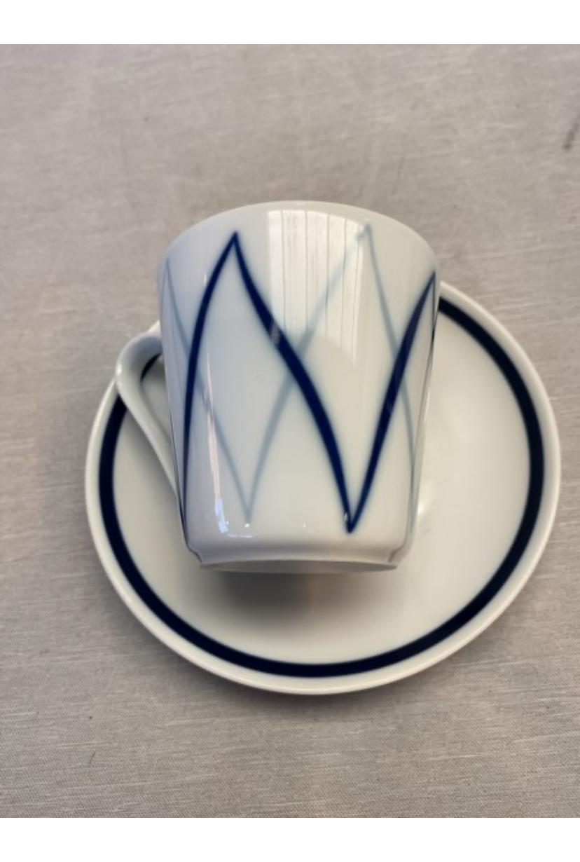 Lyngby harlekin kaffekop