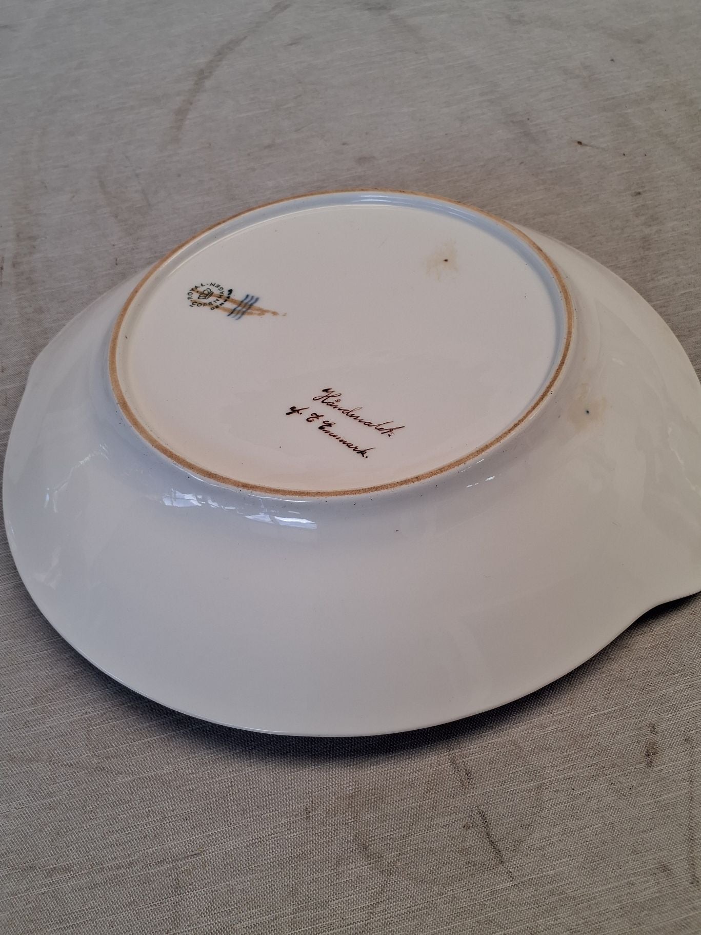 Håndmalet fad- Royal Copenhagen