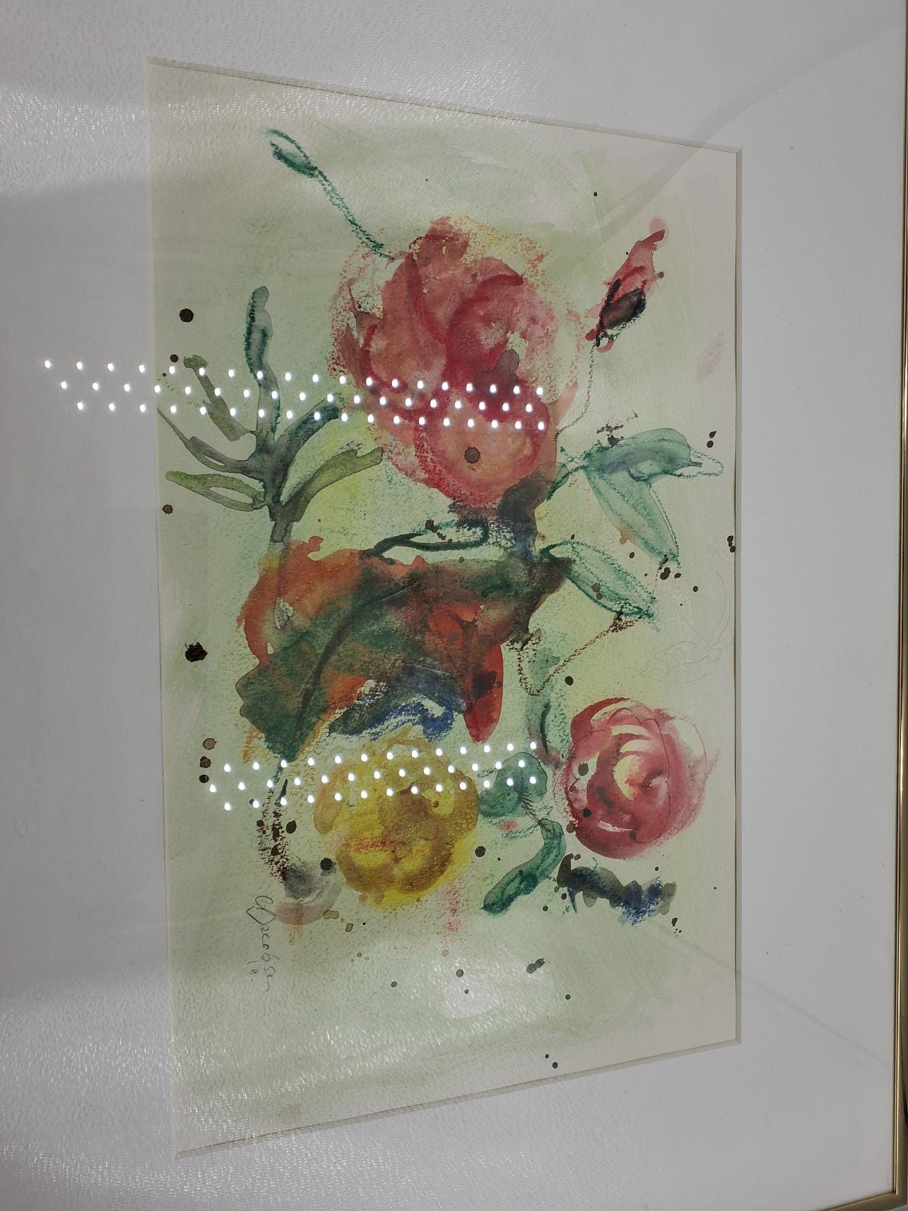 Akvarel Blomstermotiv