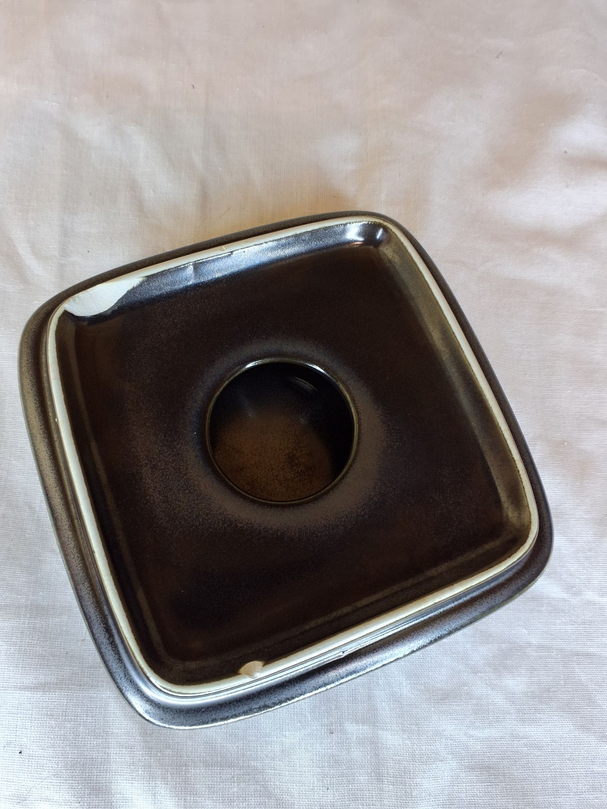 Aluminia/Royal Copenhagen lågkrukke