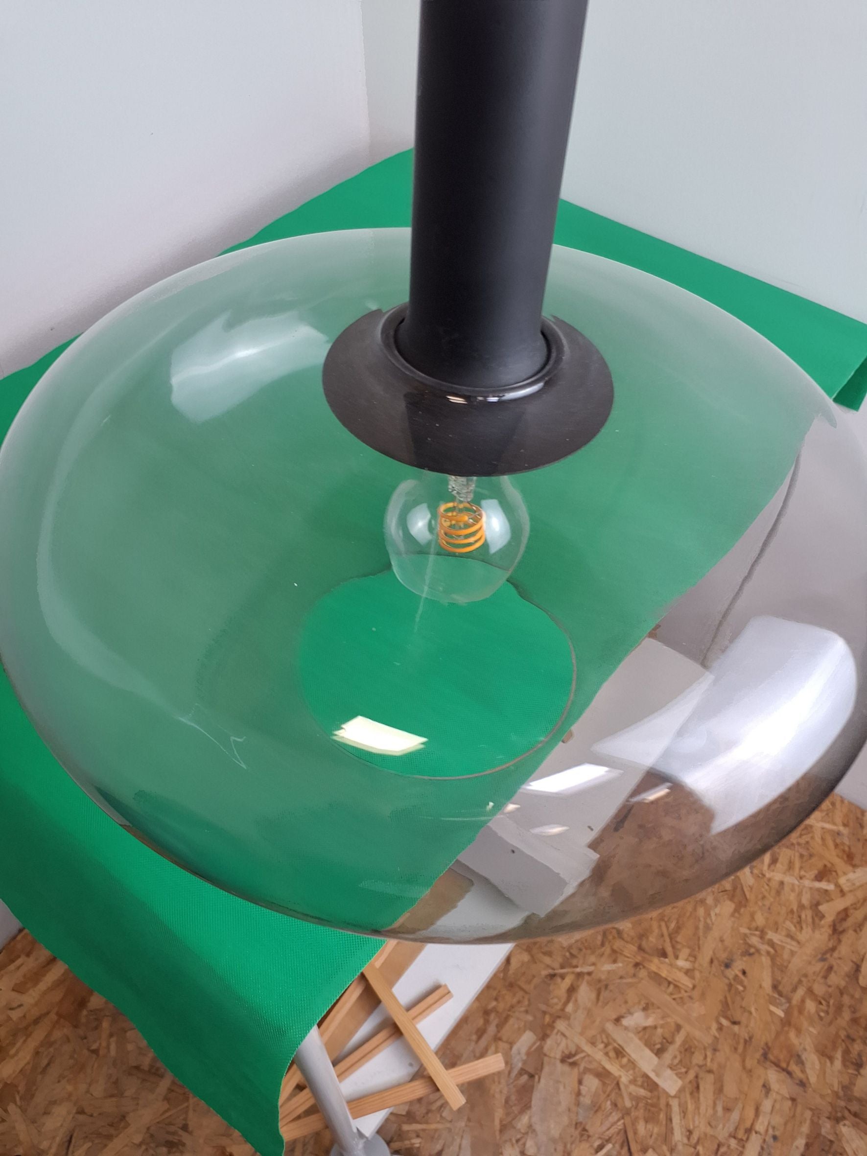 Oval loftlampe