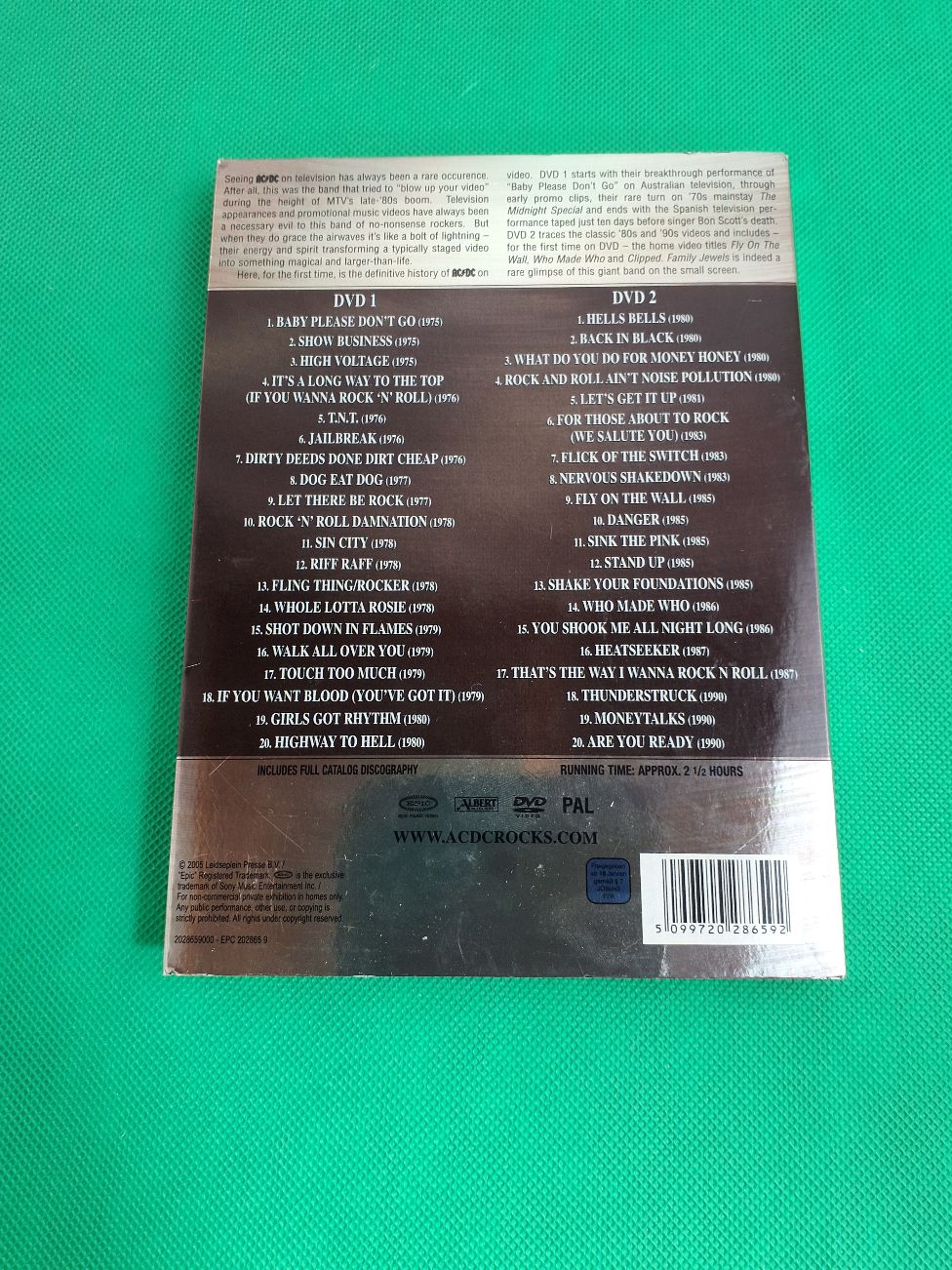 AC/DC Family Jewels dvd