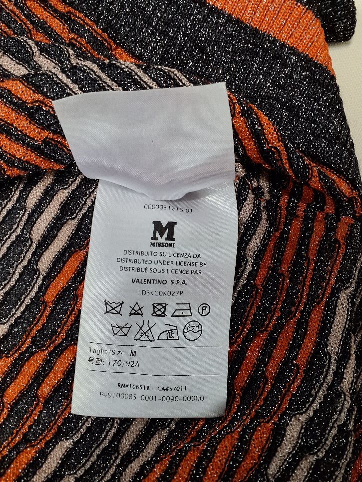 Missoni Bluse sort/orange