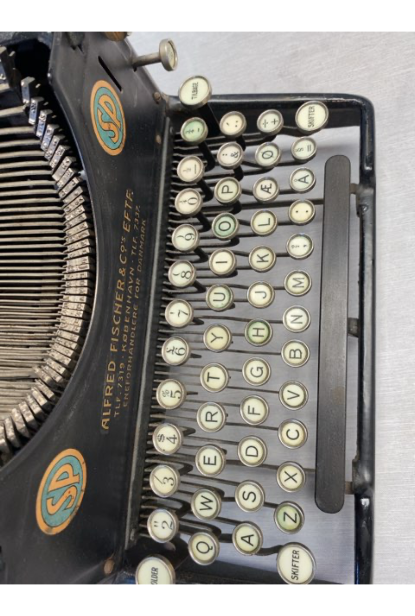 Retro skrivemaskine