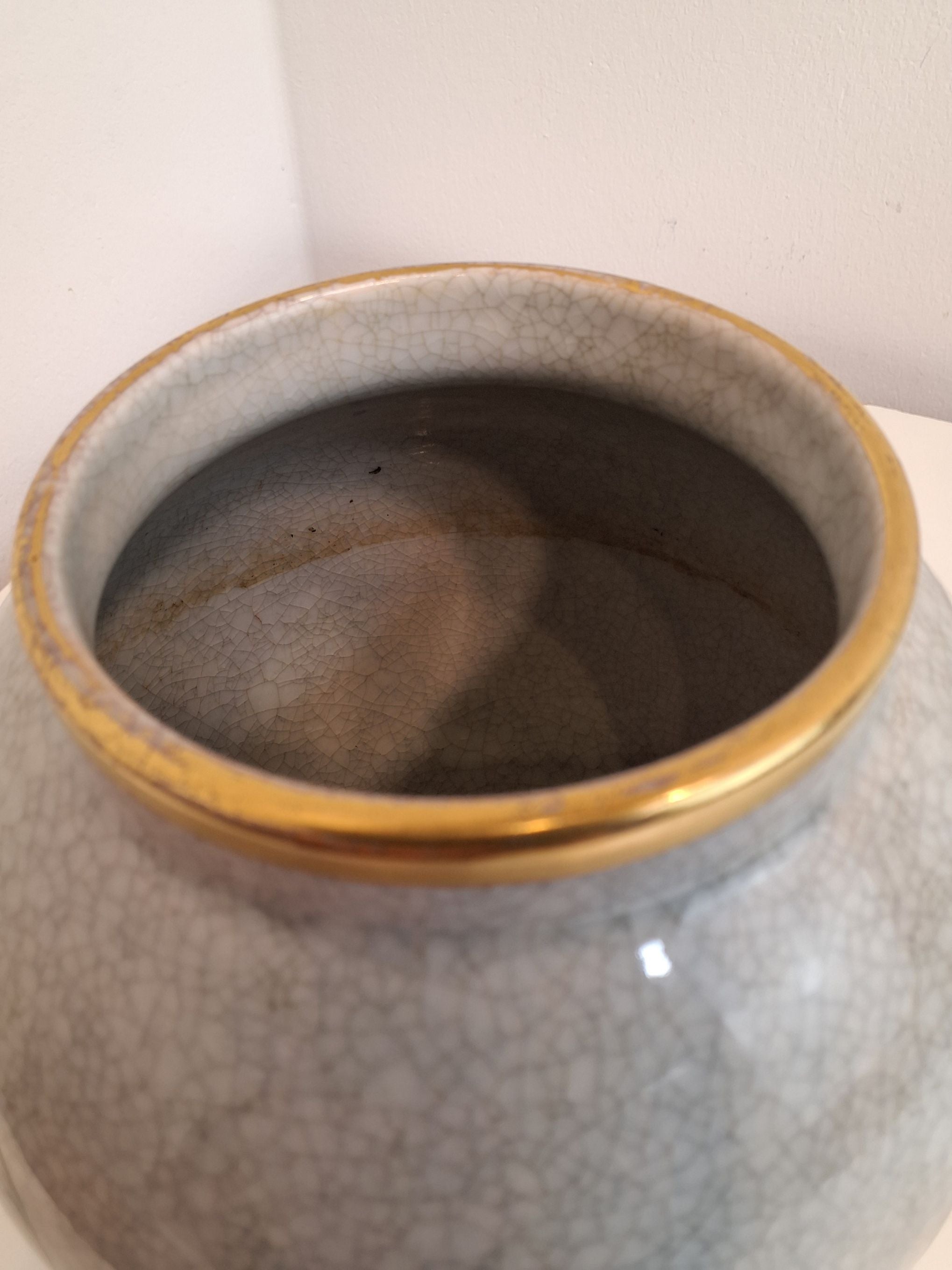 Krakeleret Lyngby vase