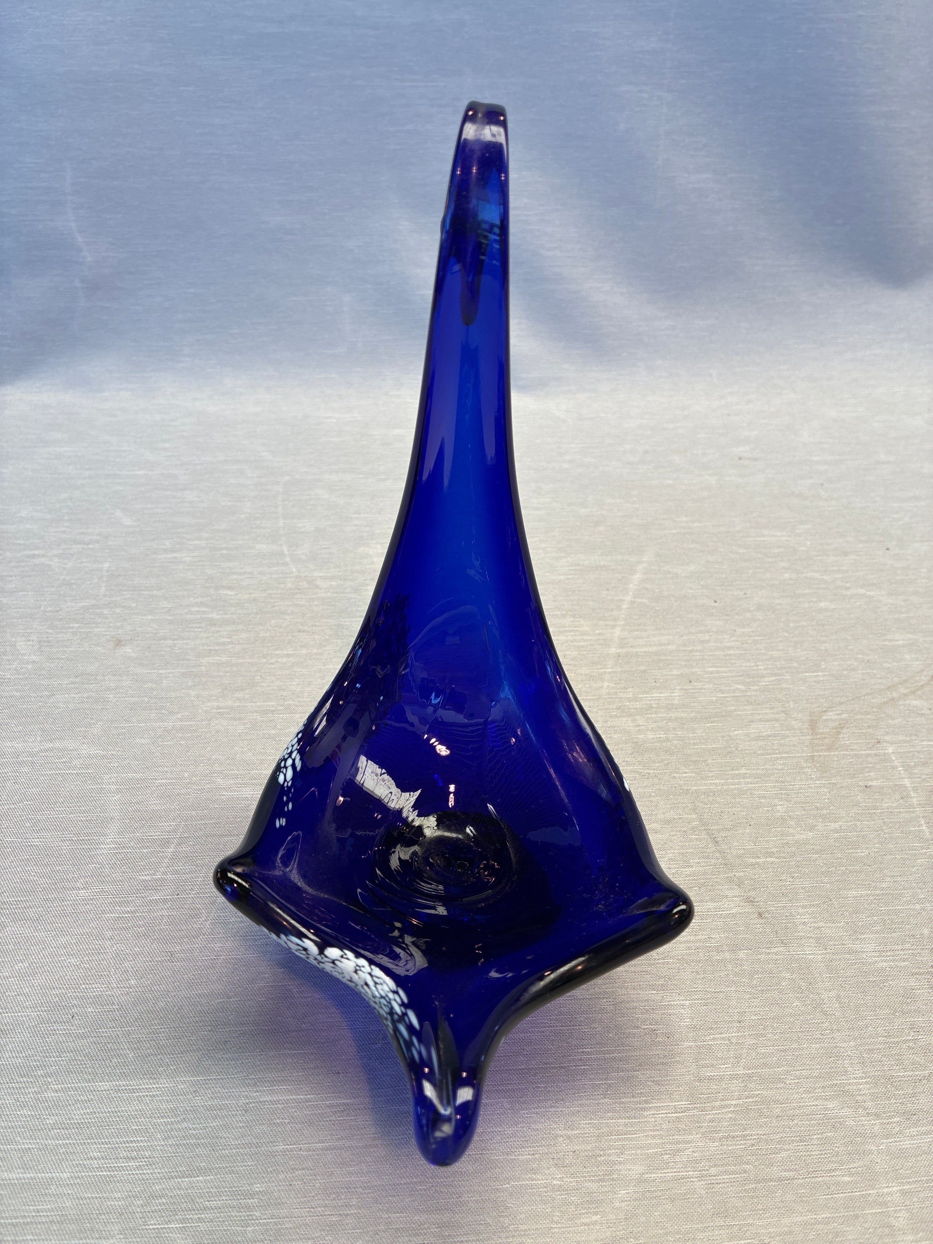 Håndlavet glas svane skåle