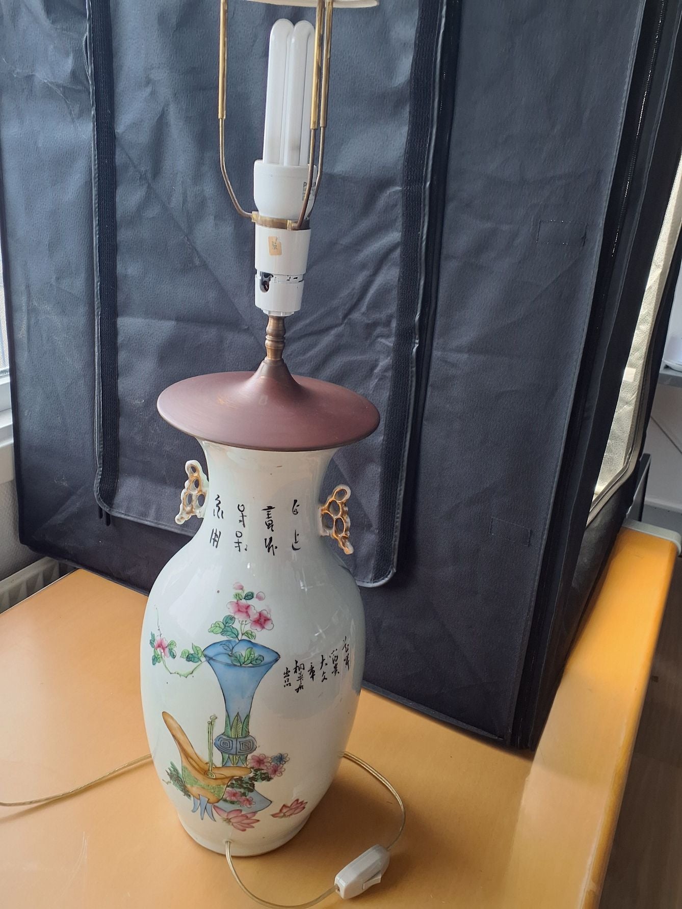Kinesisk gulv lampe